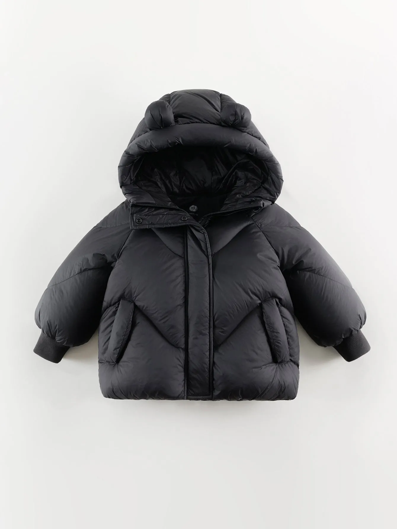 MARC & JANIE Girls Ultralight Bear Ears Hooded Down Parka 241199