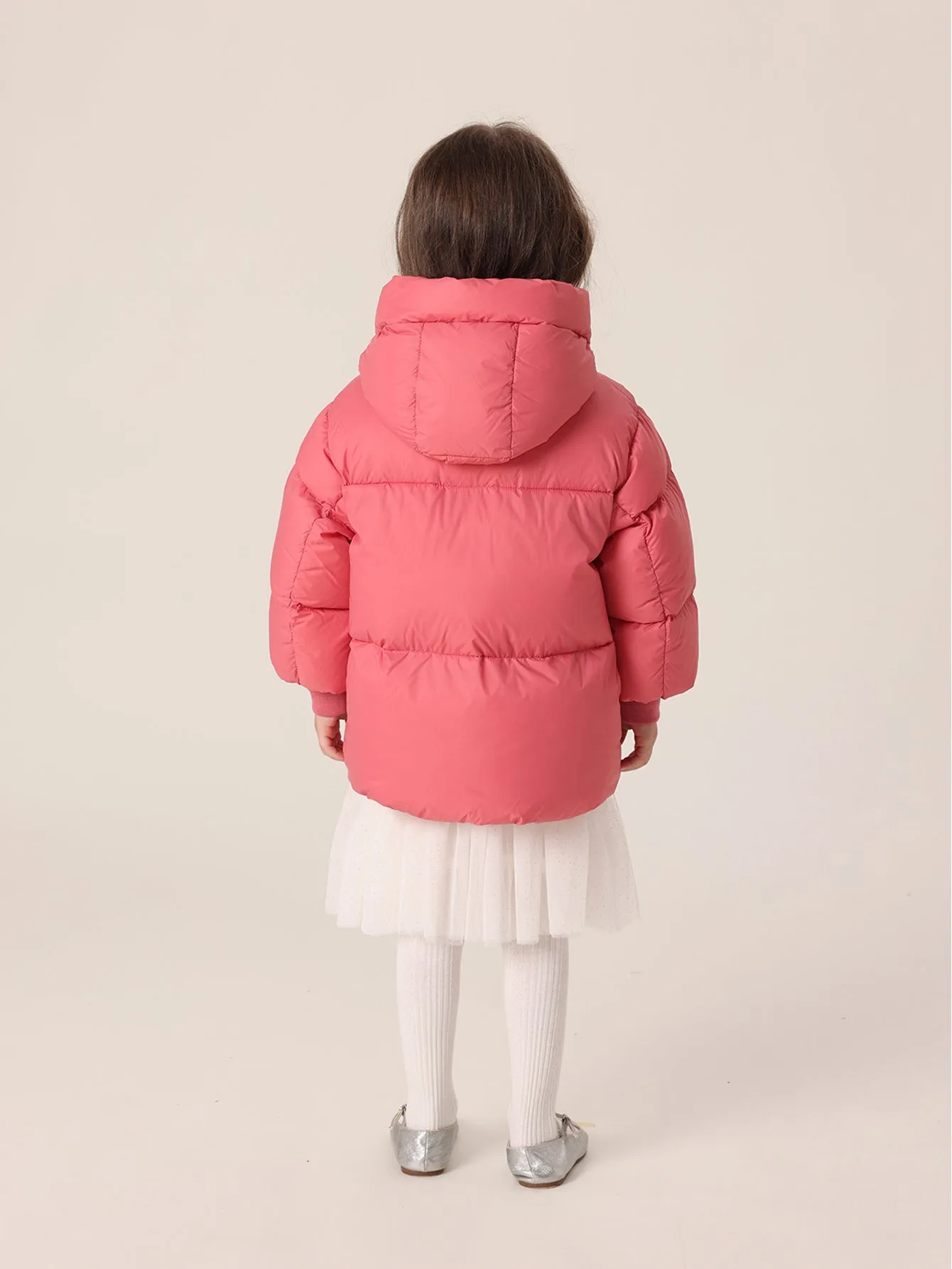 MARC & JANIE Girls Ultralight Hooded Down Parka 221870