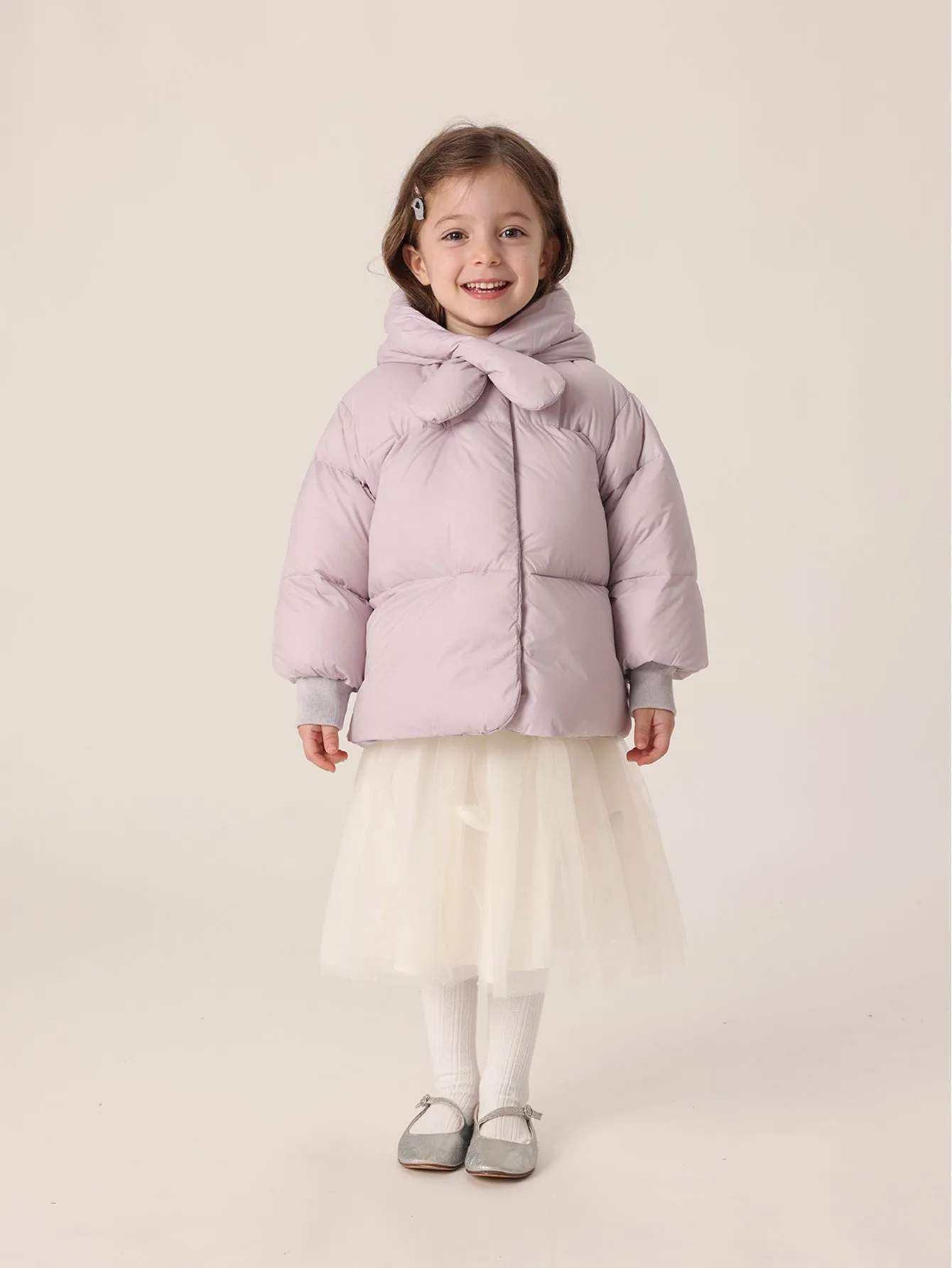 MARC & JANIE Girls Ultralight Hooded Down Parka 221870