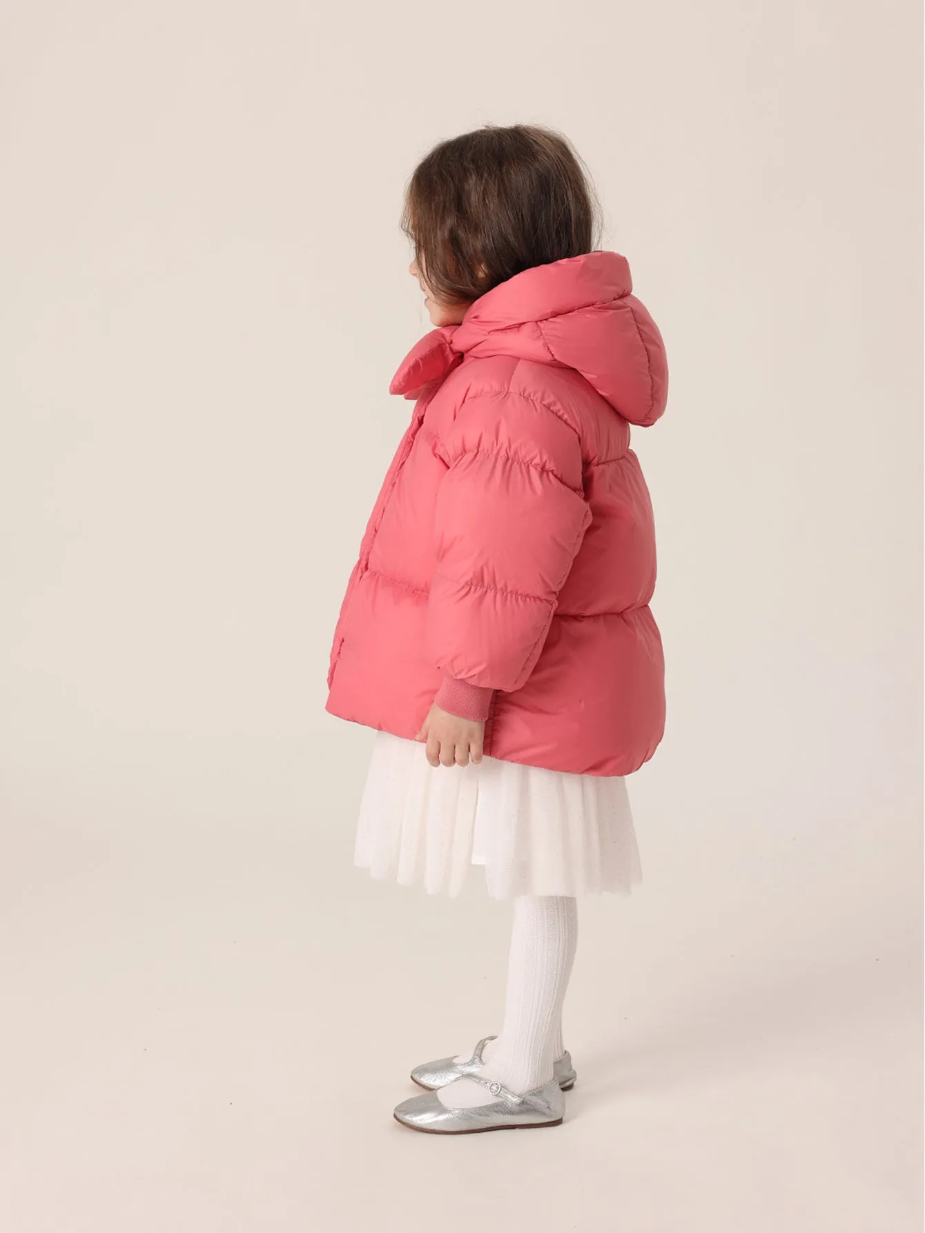 MARC & JANIE Girls Ultralight Hooded Down Parka 221870