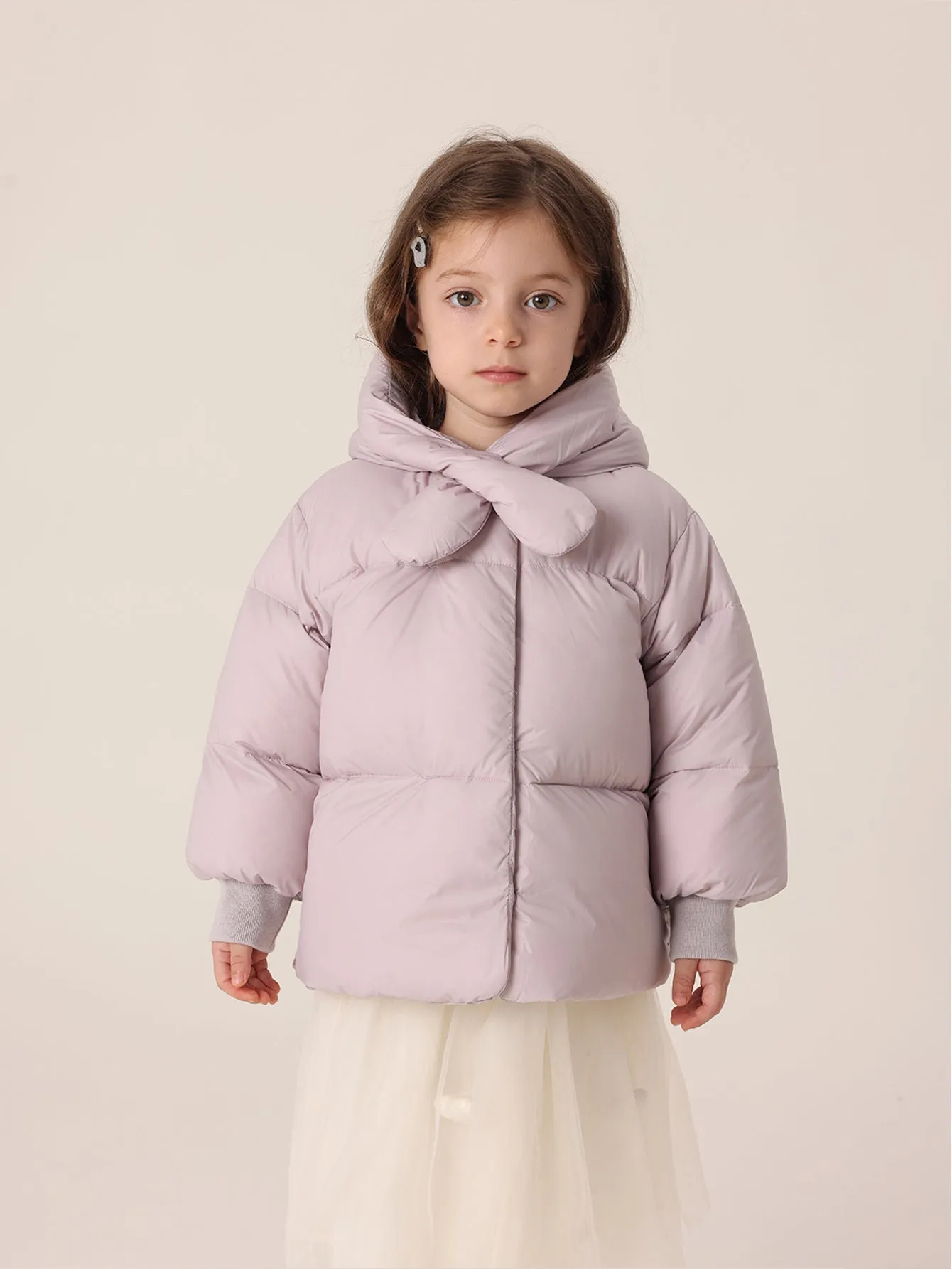 MARC & JANIE Girls Ultralight Hooded Down Parka 221870
