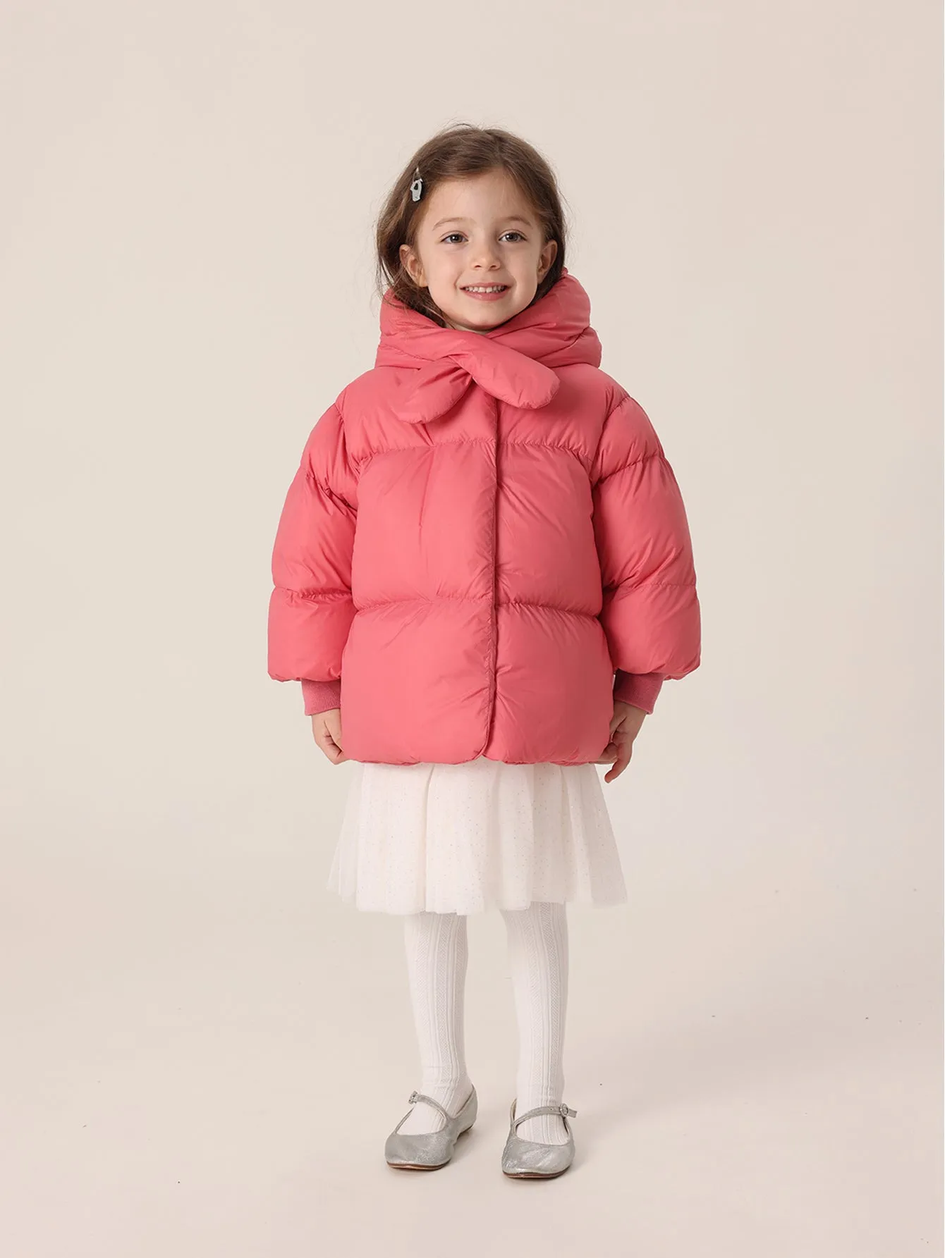 MARC & JANIE Girls Ultralight Hooded Down Parka 221870