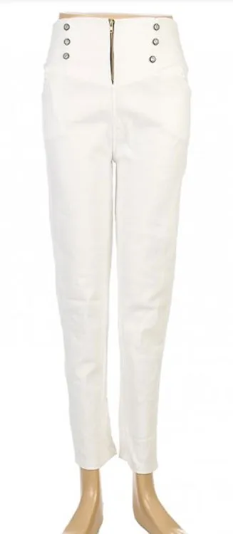 Military Style High Waist Pants 105