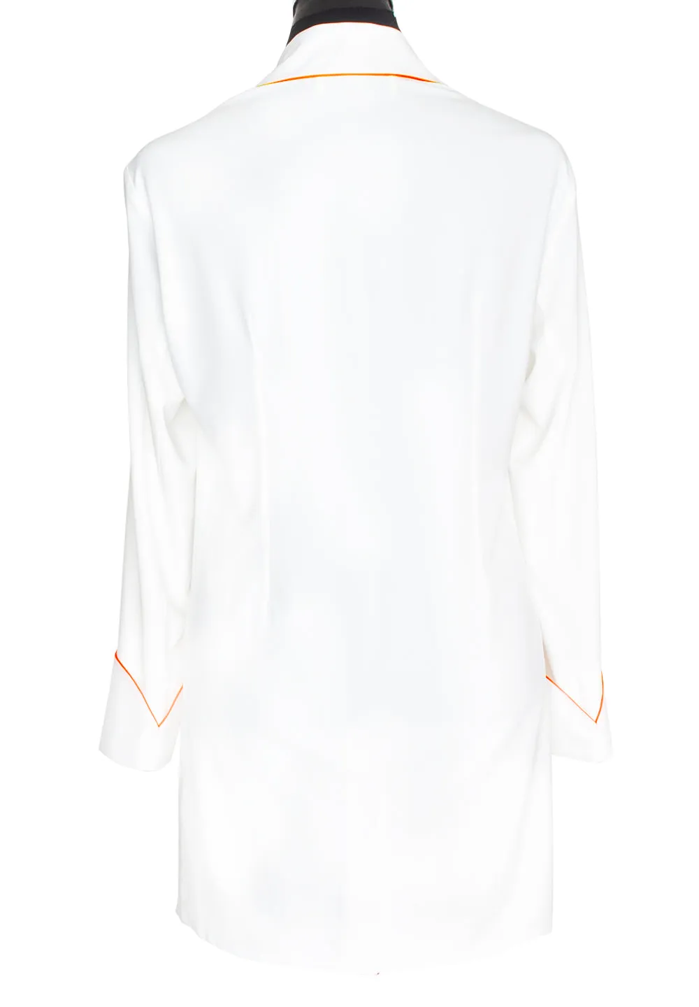 Monochrome - White Blazer (Neon Orange)