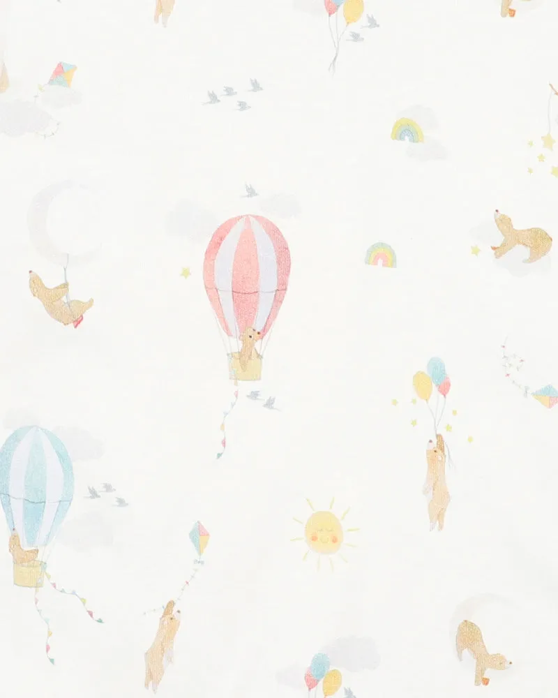 MORGAN PRINT LS ZIP ONESIE