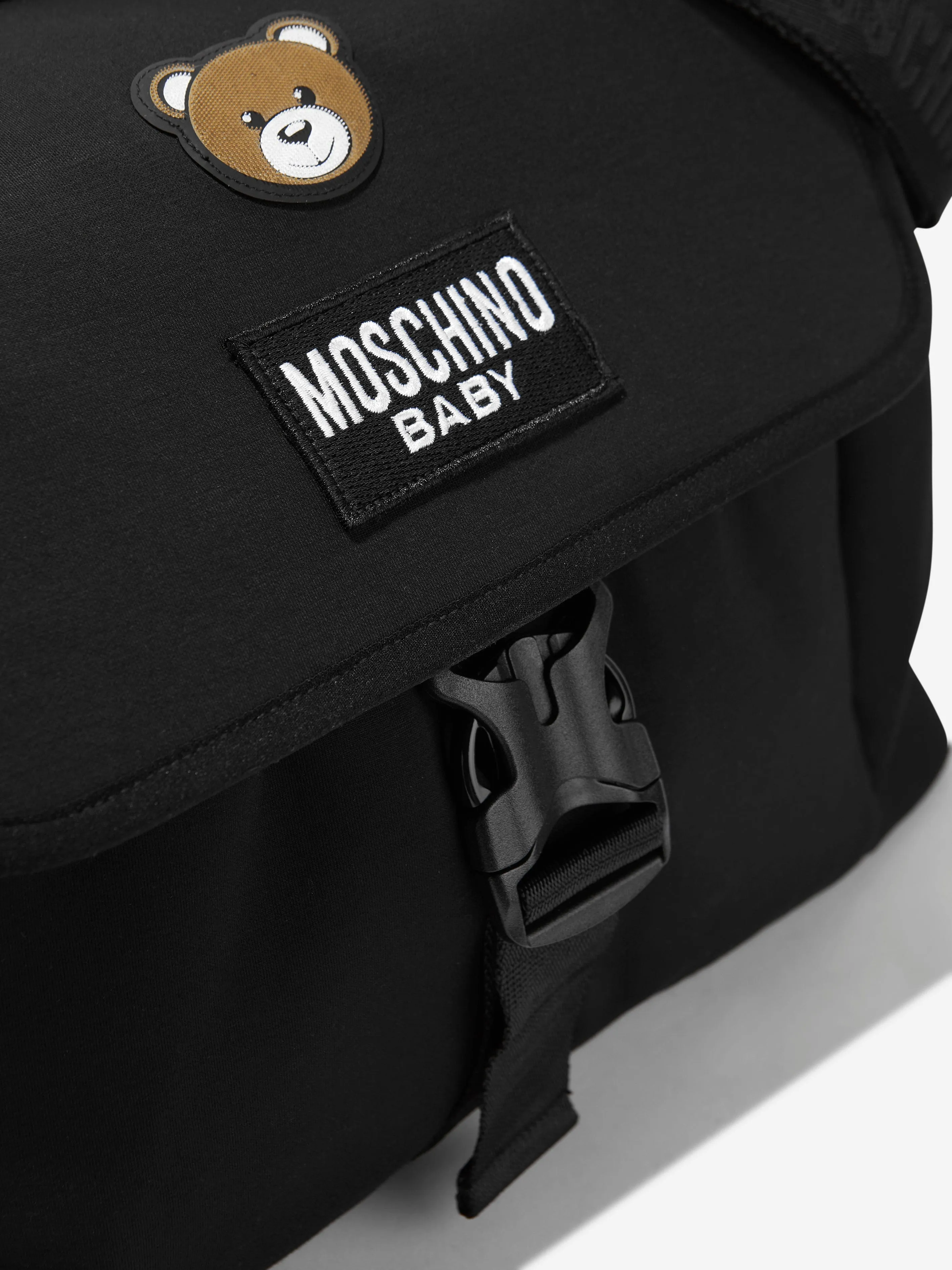 Moschino Baby Logo Changing Bag in Black