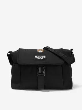 Moschino Baby Logo Changing Bag in Black