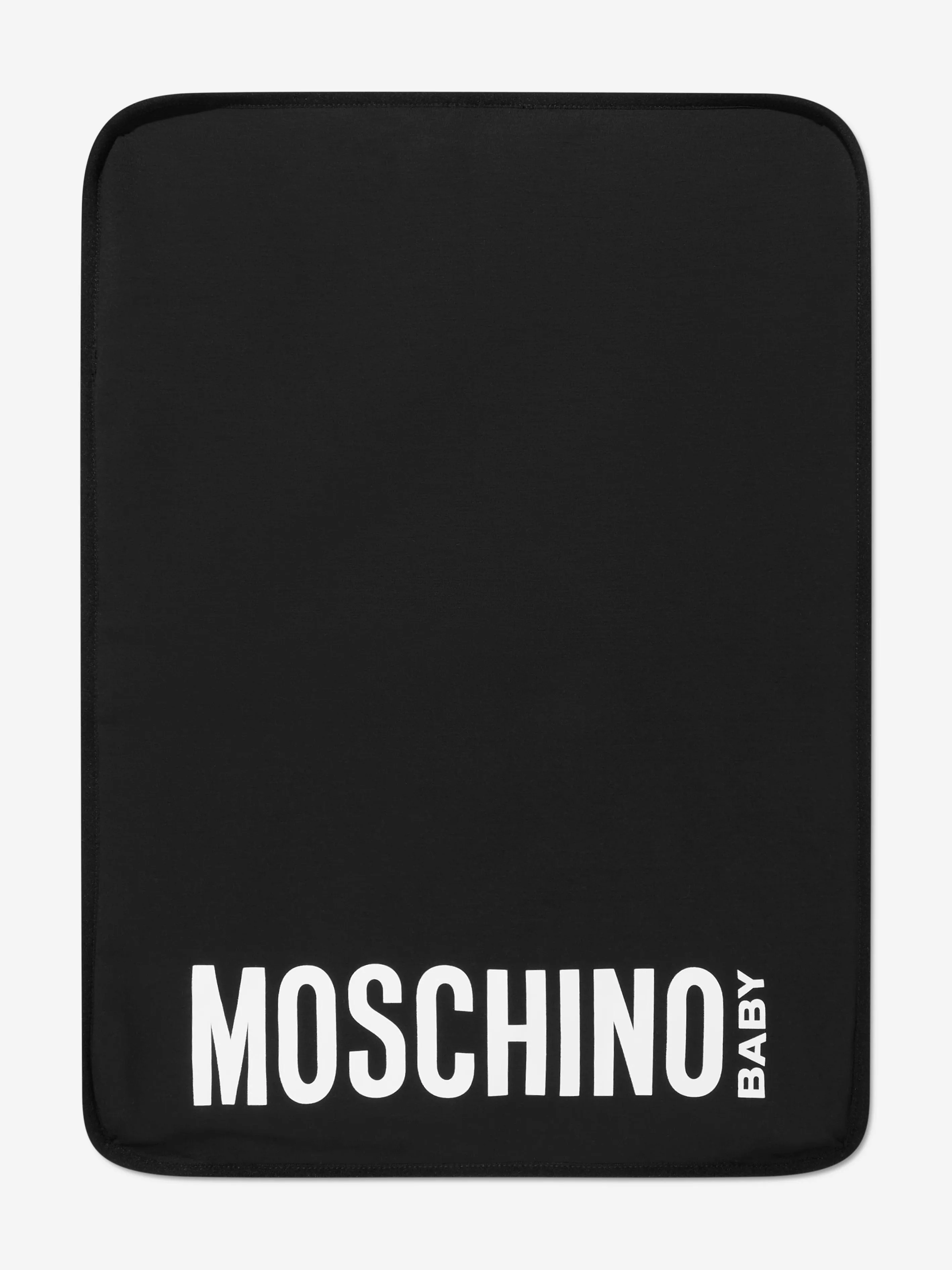 Moschino Baby Logo Changing Bag in Black
