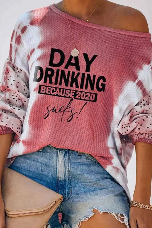 Never Better Tie-Dye Hollow-Out Knit Top - 3 Colors