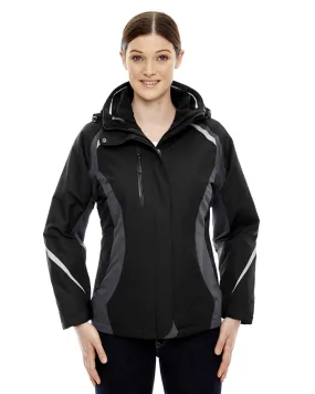 North End 78195 Ladies' Height 3-in-1 Jacket with Insulated Liner