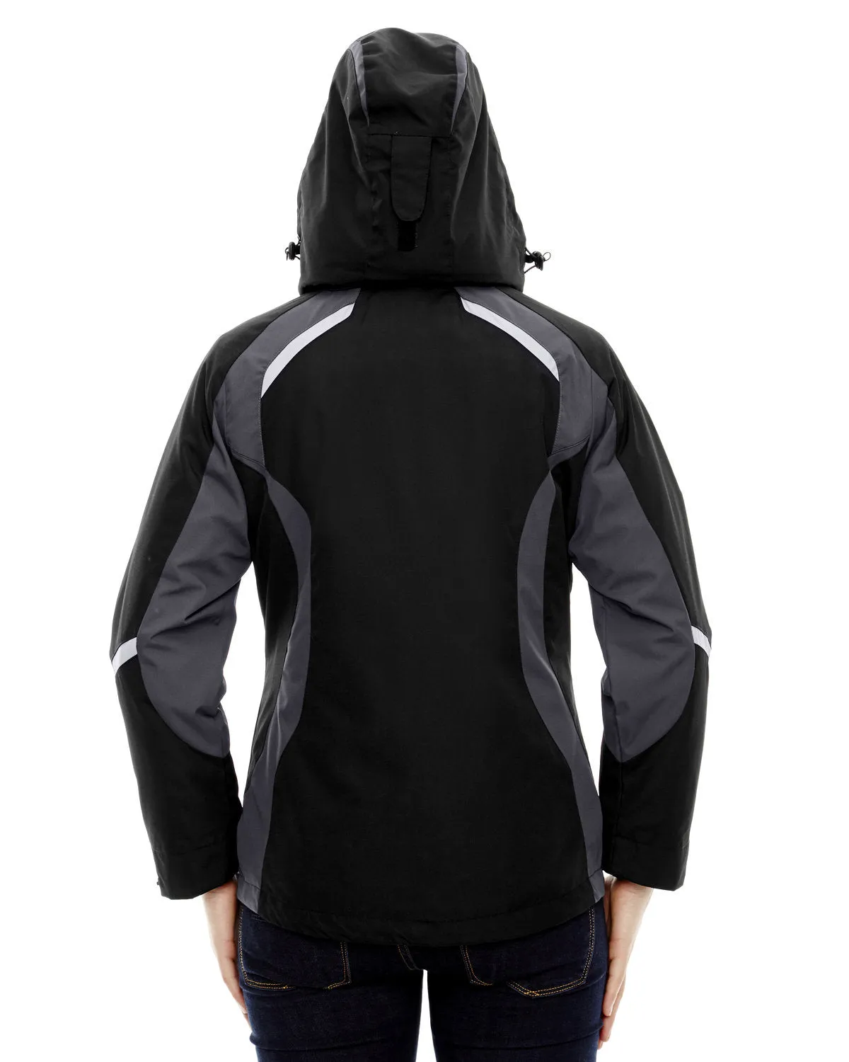 North End 78195 Ladies' Height 3-in-1 Jacket with Insulated Liner