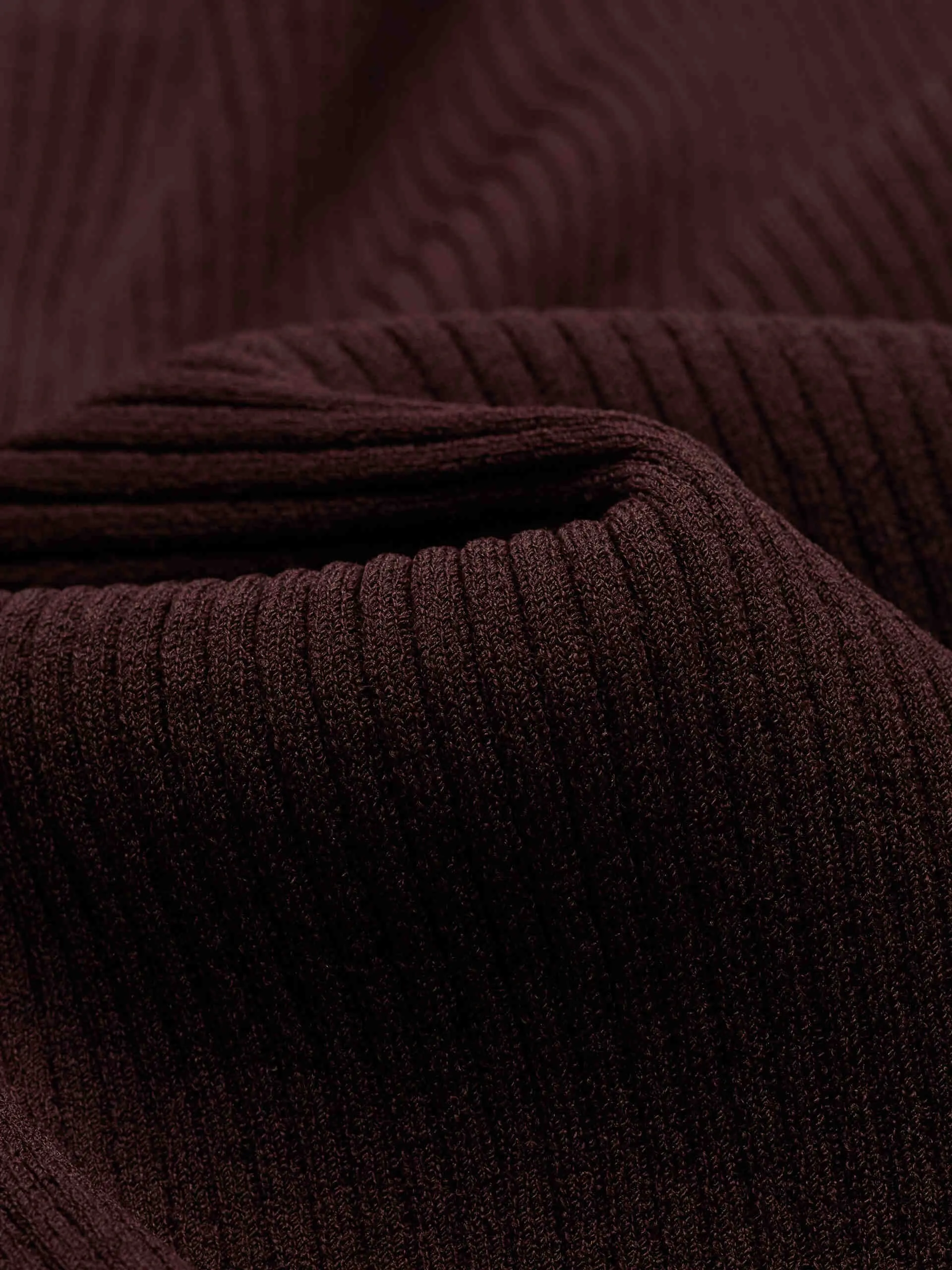 Off Shoulder Ribbed Knit Top