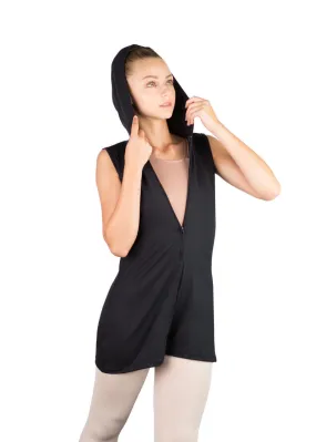 ON SALE Misao Zip Up Romper w/ Hood