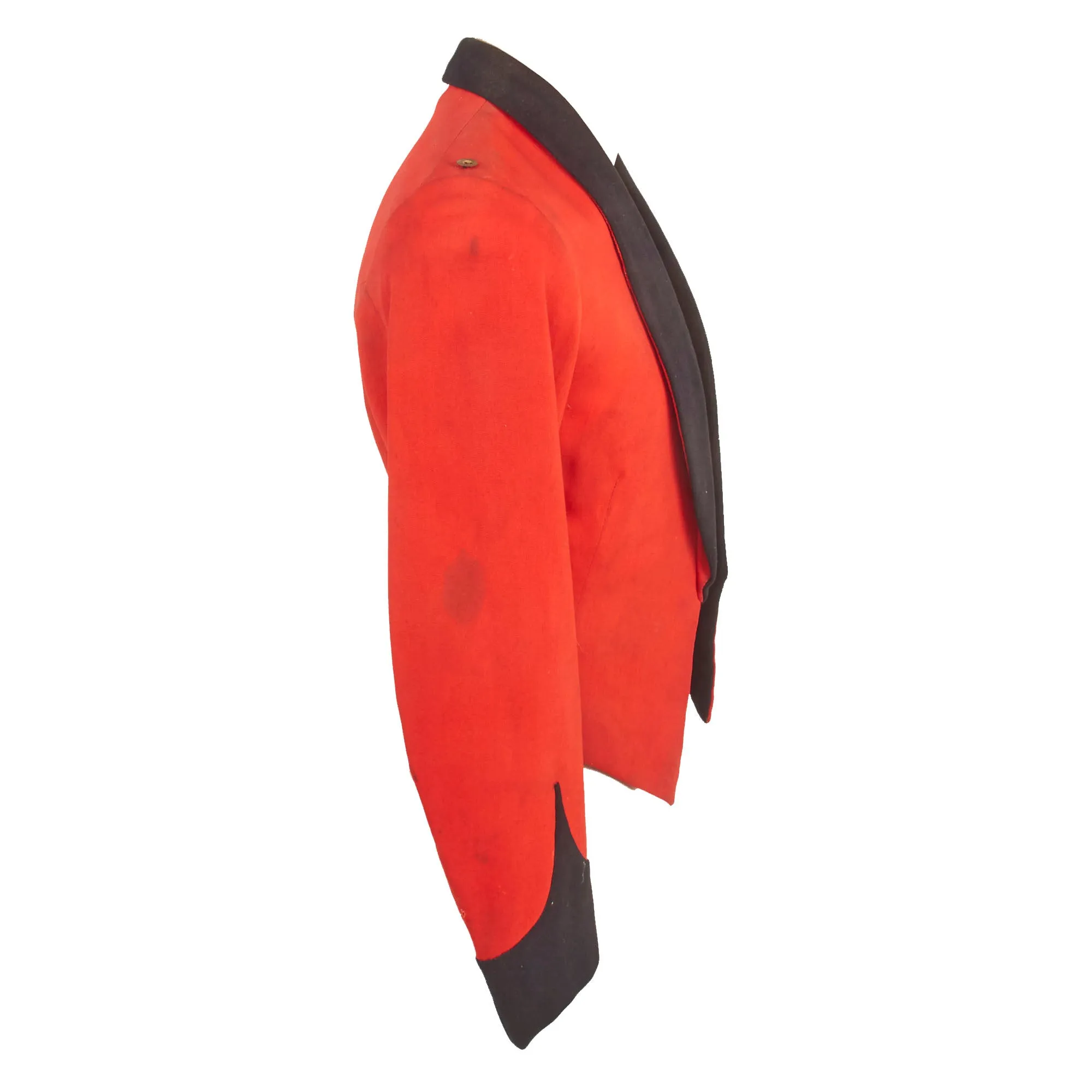 Original British WWI Era Royal Irish Fusiliers Scarlet Red Mess Dress Uniform For Lieutenant Charles Steele - Member of British Union of Fascists During WWII Era