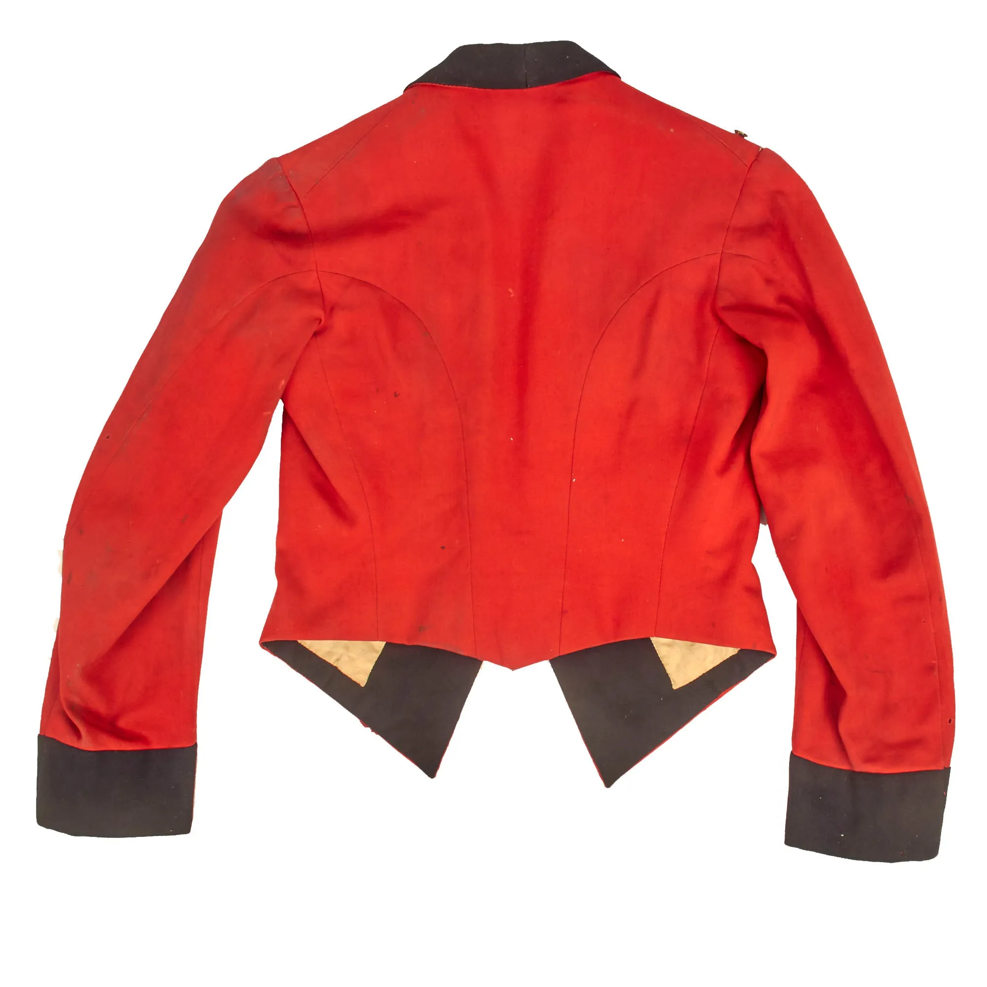 Original British WWI Era Royal Irish Fusiliers Scarlet Red Mess Dress Uniform For Lieutenant Charles Steele - Member of British Union of Fascists During WWII Era
