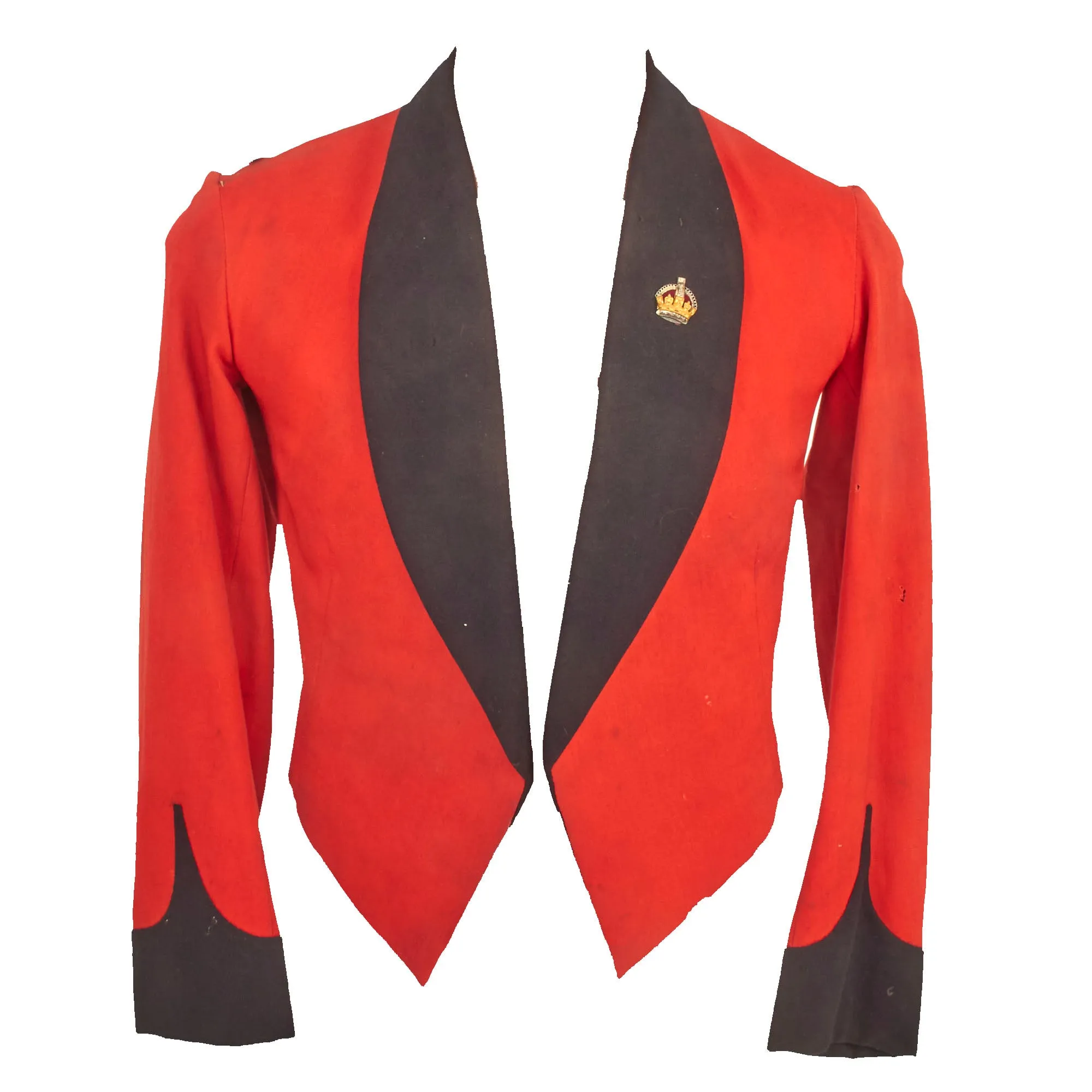 Original British WWI Era Royal Irish Fusiliers Scarlet Red Mess Dress Uniform For Lieutenant Charles Steele - Member of British Union of Fascists During WWII Era