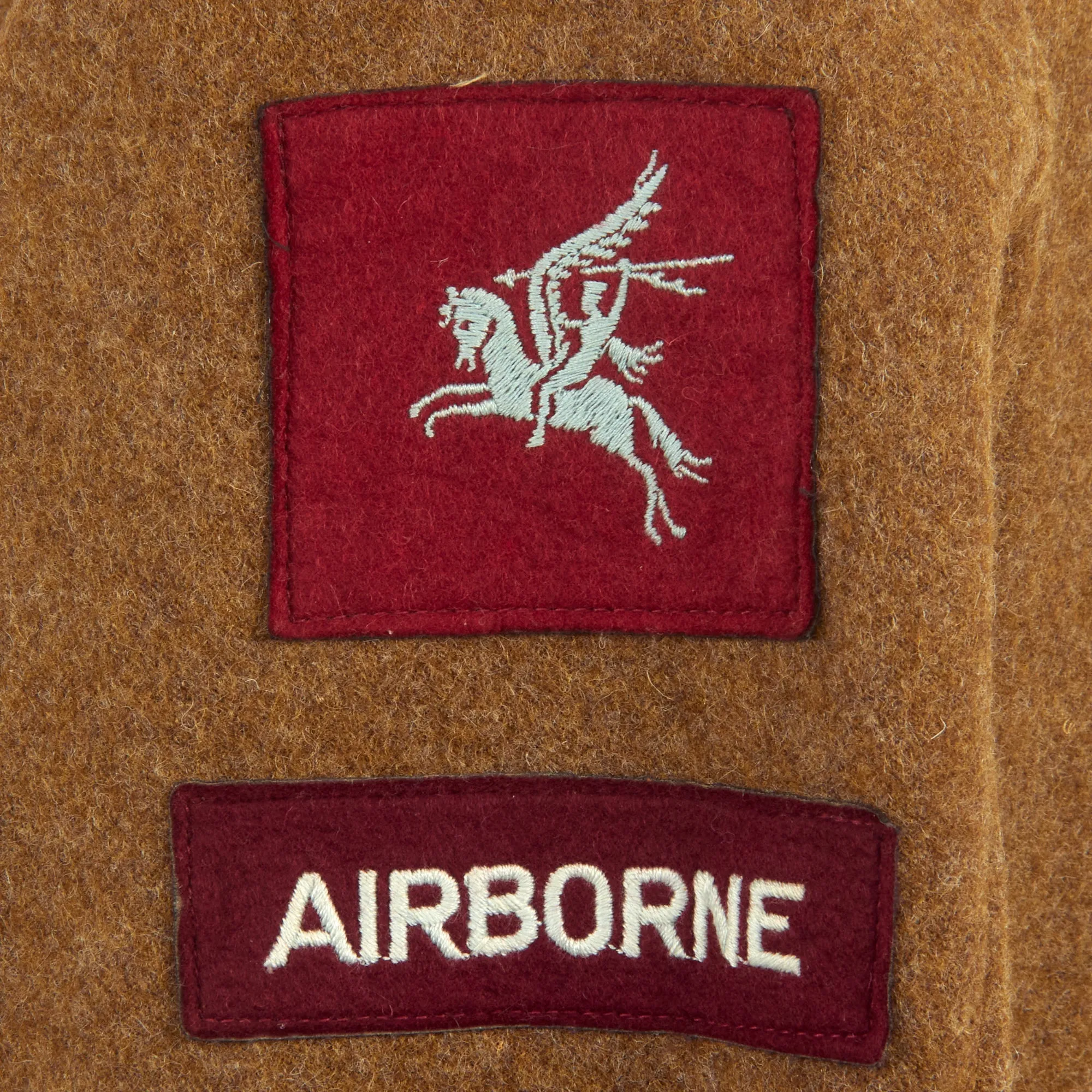 Original British WWII Grenadier Guards P-40 “Battledress” Uniform Top With Original Applied Airborne Forces Patches - Dated 1945