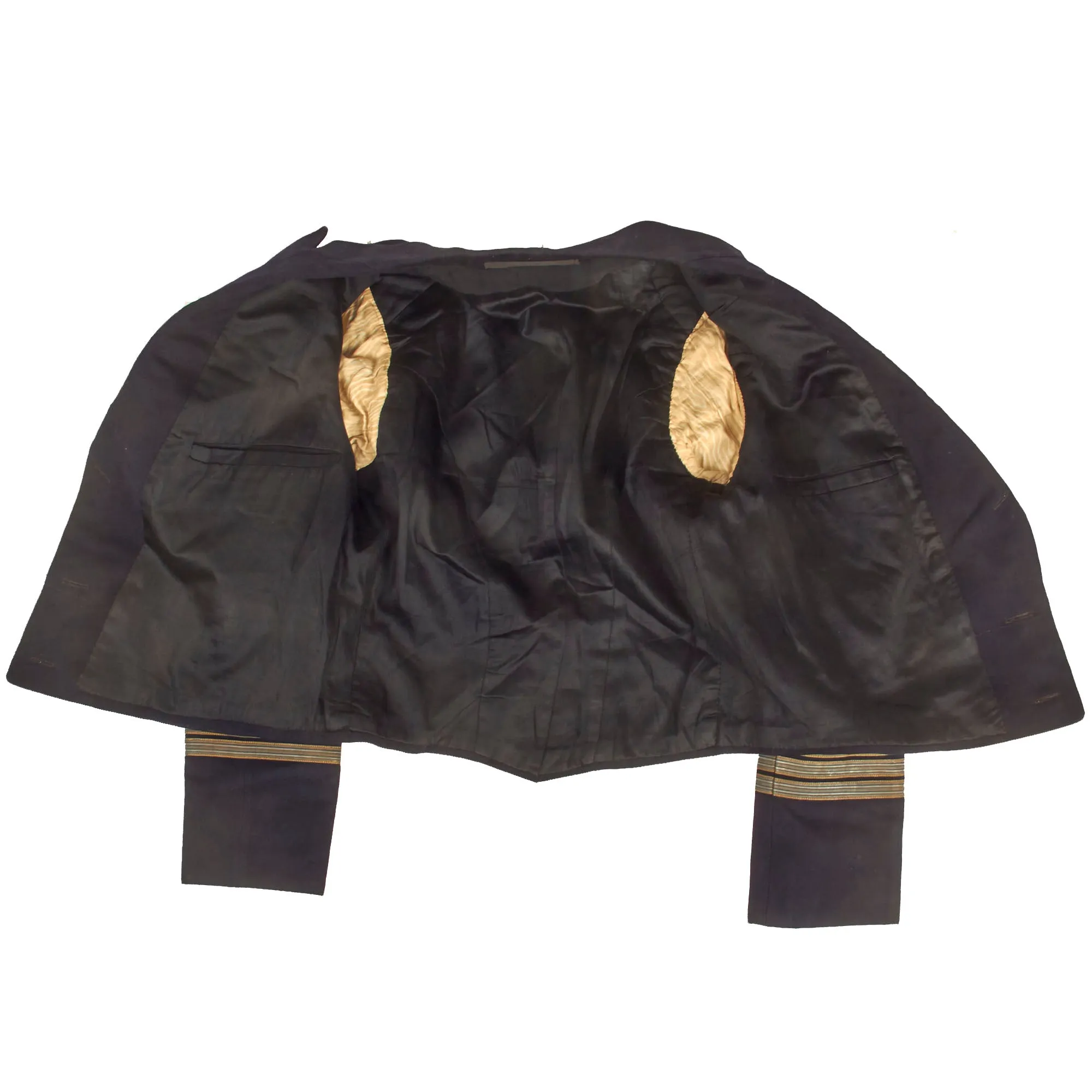 Original German WWII Kriegsmarine Evening Dress Reefer Jacket - Named Medical Korvettenkapitän
