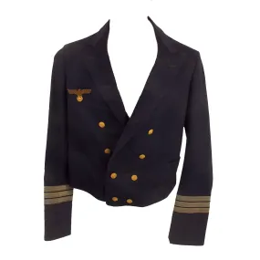 Original German WWII Kriegsmarine Evening Dress Reefer Jacket - Named Medical Korvettenkapitän