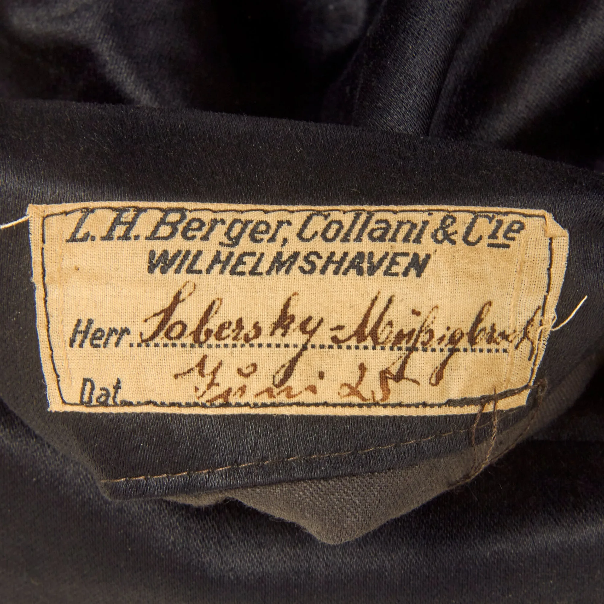 Original German WWII Kriegsmarine Evening Dress Reefer Jacket - Named Medical Korvettenkapitän