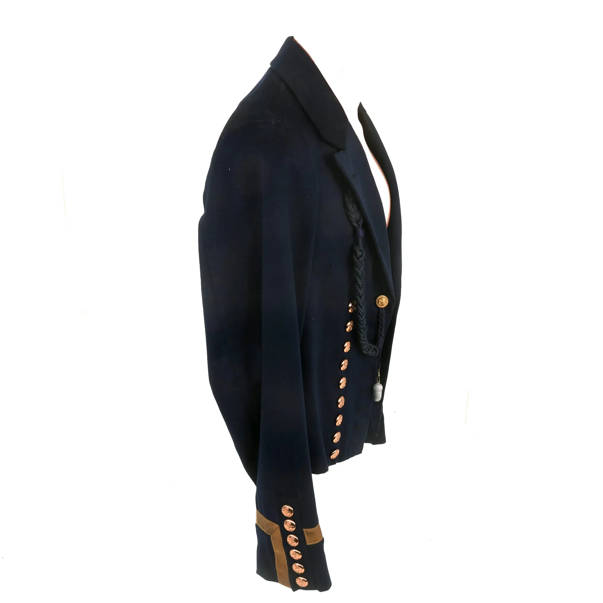 Original Imperial German Kaiserliche Marine Bootsmann (Chief Petty Officer) Officer’s Jacket with Bullion Insignia & Schützenschnur Marksmanship Cord