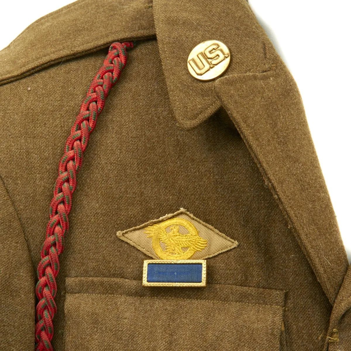 Original U.S. WWII 101st & 82nd Airborne Glider Infantry Regiment Ike Jacket
