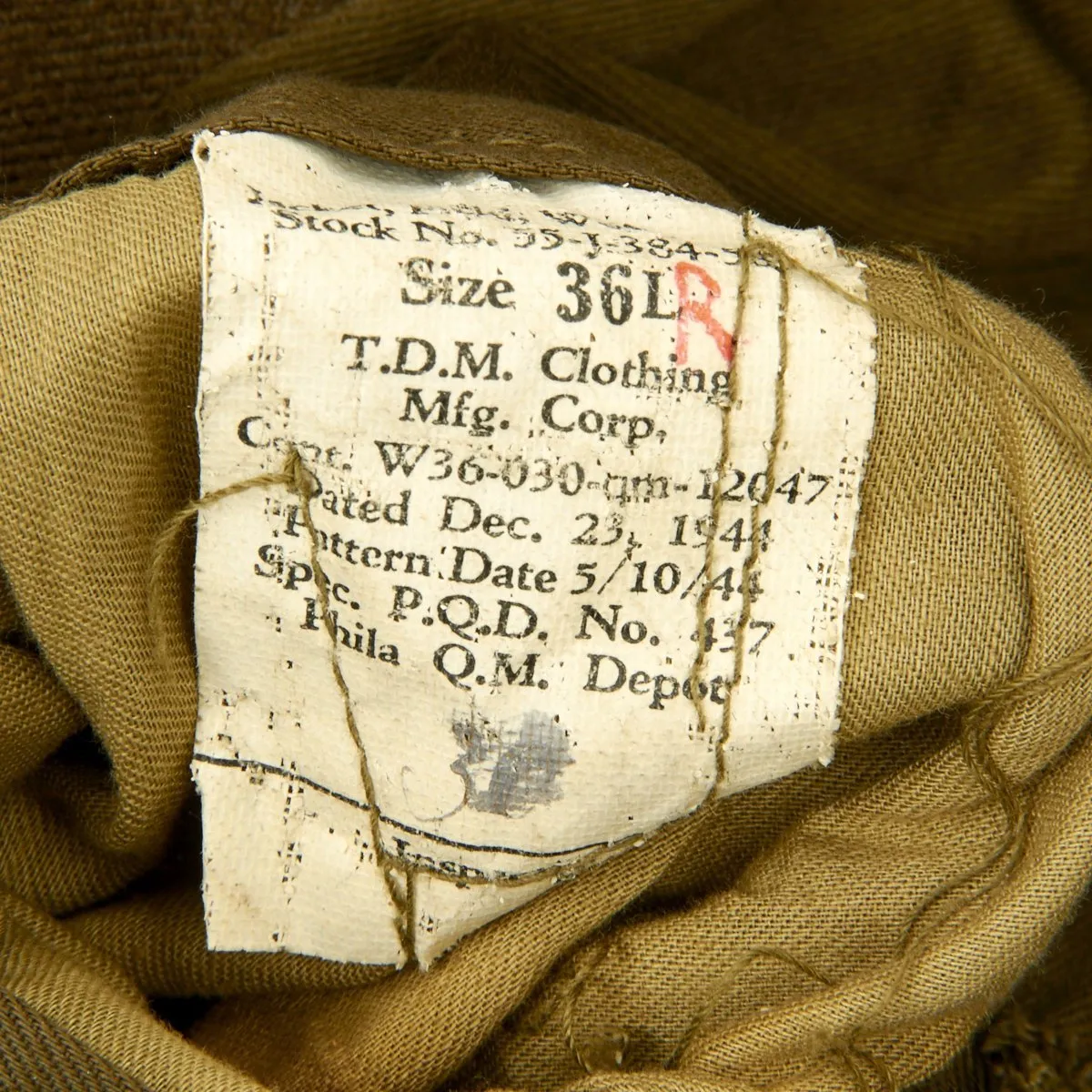 Original U.S. WWII 101st & 82nd Airborne Glider Infantry Regiment Ike Jacket
