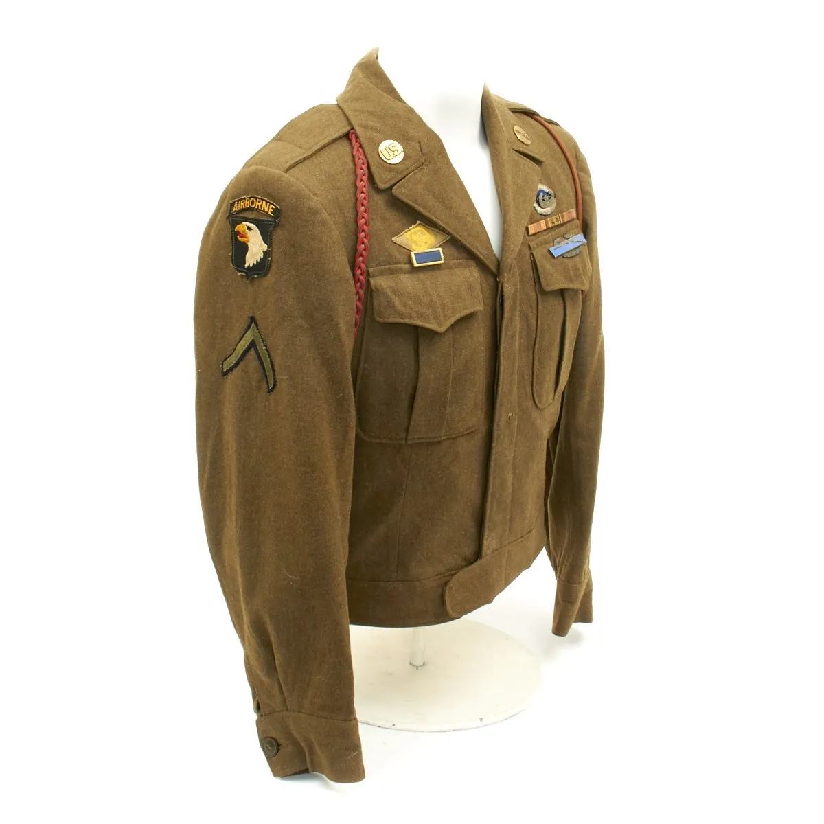 Original U.S. WWII 101st & 82nd Airborne Glider Infantry Regiment Ike Jacket
