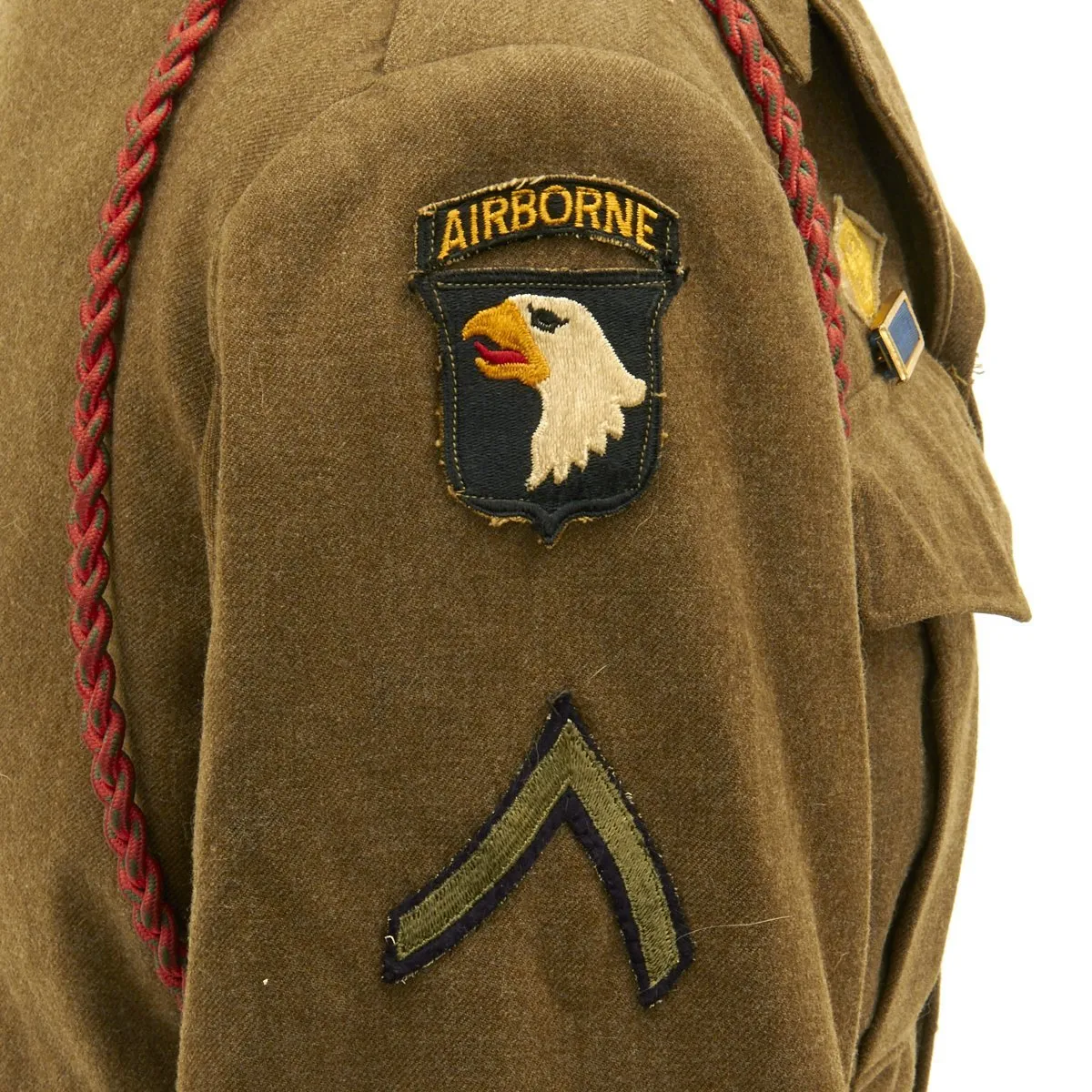 Original U.S. WWII 101st & 82nd Airborne Glider Infantry Regiment Ike Jacket