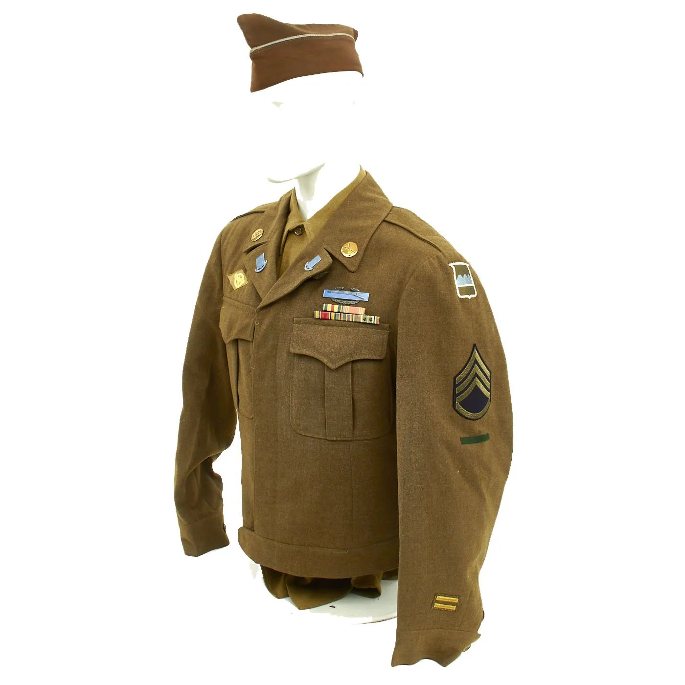 Original U.S. WWII 102nd Infantry Division Silver Star Recipient Uniform Grouping - Staff Sergeant Robert Miller