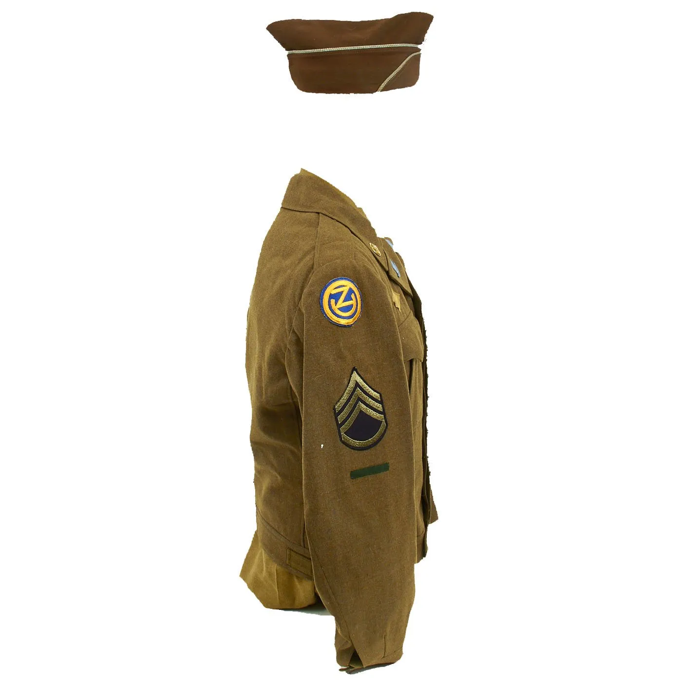 Original U.S. WWII 102nd Infantry Division Silver Star Recipient Uniform Grouping - Staff Sergeant Robert Miller