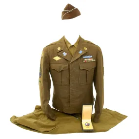 Original U.S. WWII 102nd Infantry Division Silver Star Recipient Uniform Grouping - Staff Sergeant Robert Miller