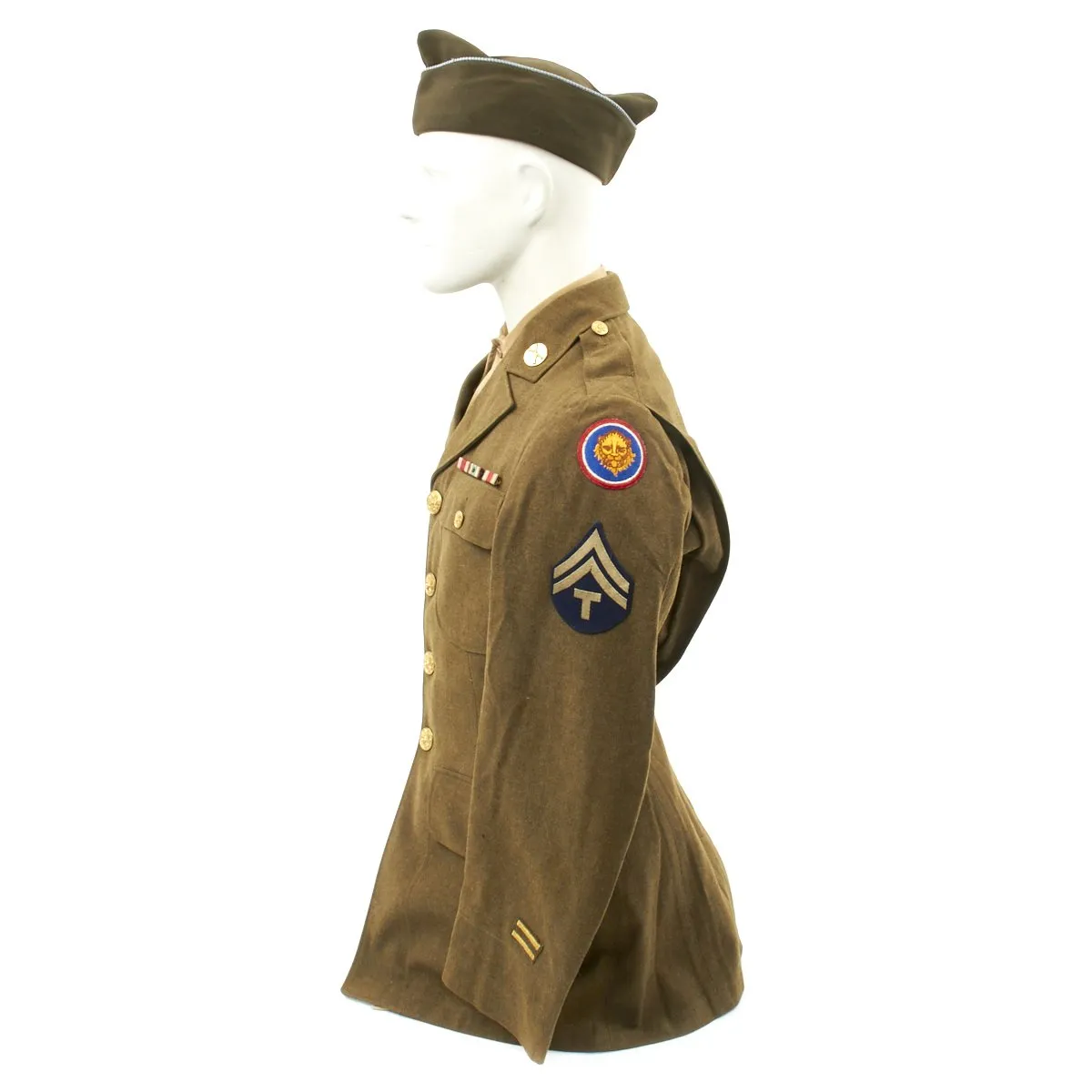 Original U.S. WWII 106th Infantry Division St. Vith Battle of the Bulge POW Named Uniform Grouping with Interview