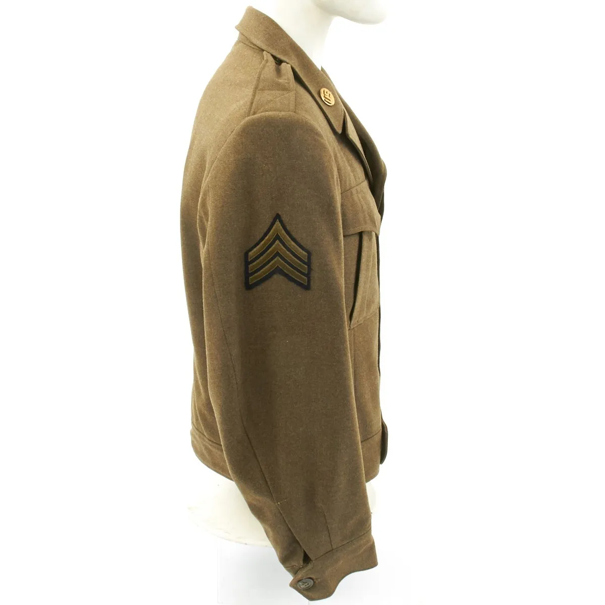 Original U.S. WWII 17th Airborne Division Ike Jacket with Laundry Number