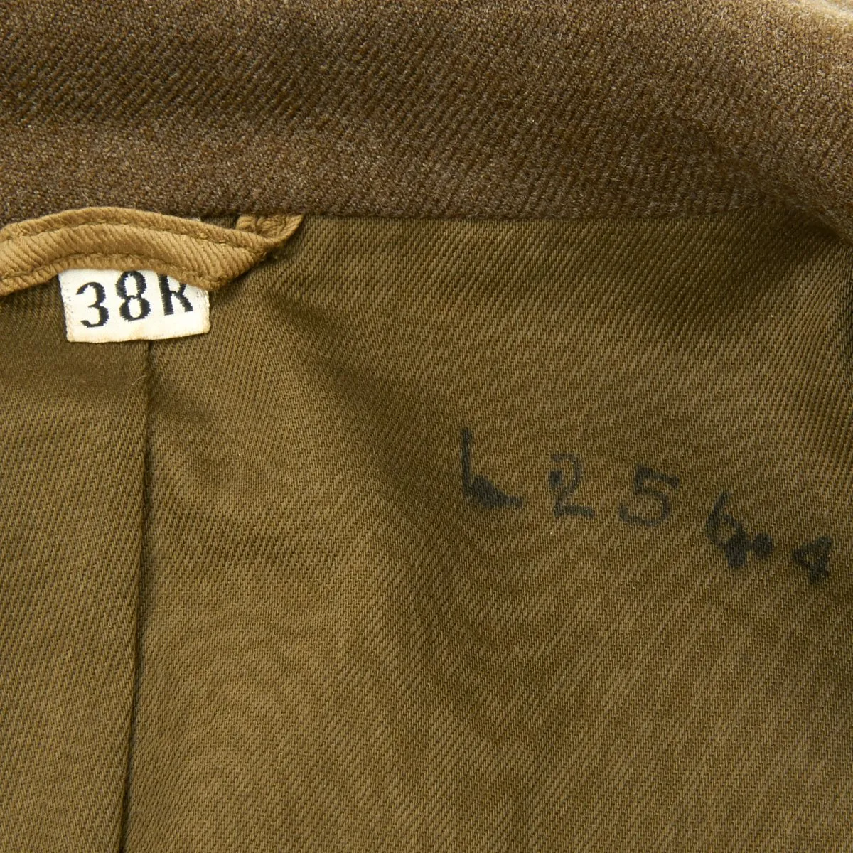 Original U.S. WWII 17th Airborne Division Ike Jacket with Laundry Number
