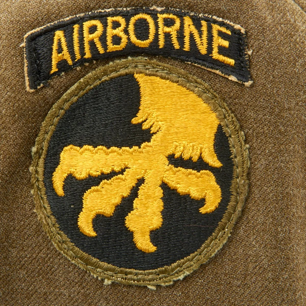 Original U.S. WWII 17th Airborne Division Ike Jacket with Laundry Number