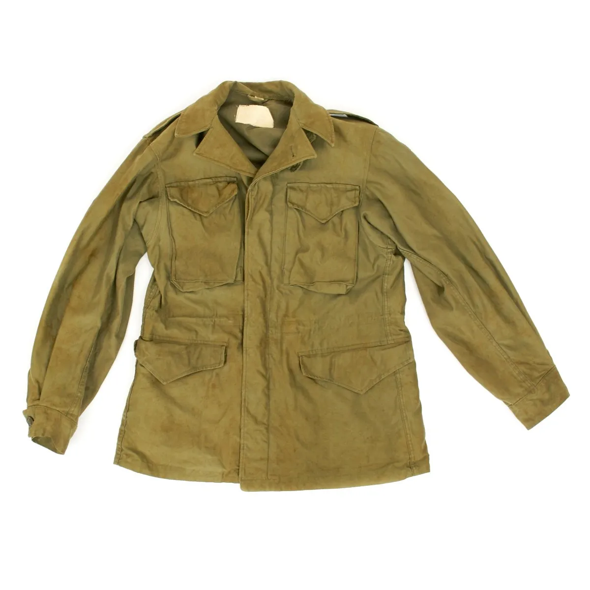 Original U.S. WWII 17th Airborne Division M-1943 M43 Field Jacket Grouping