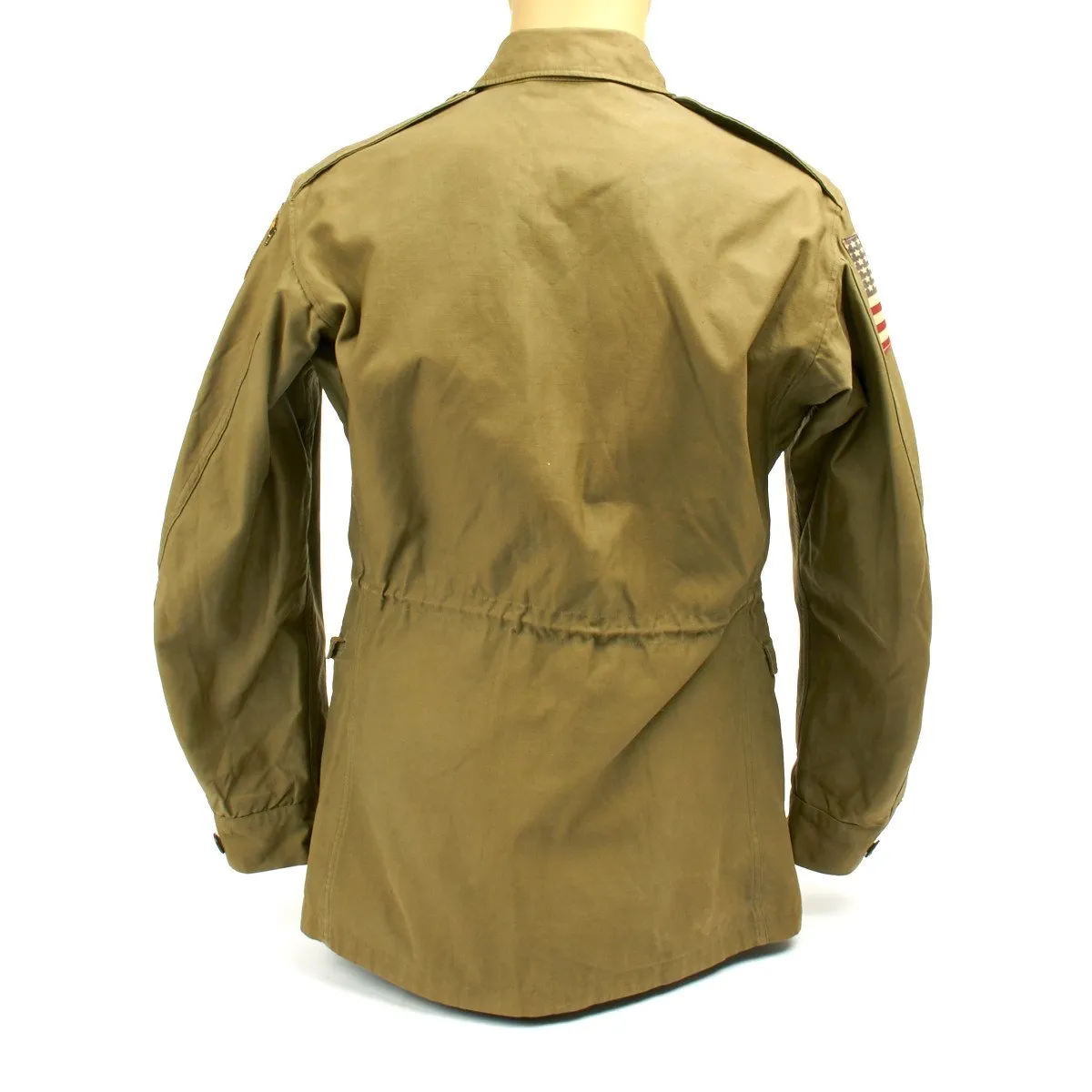 Original U.S. WWII 17th Airborne Division M-1943 M43 Field Jacket