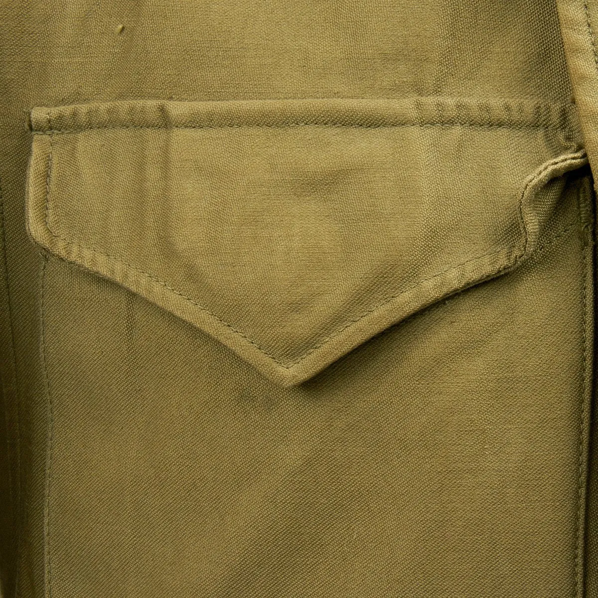 Original U.S. WWII 17th Airborne Division M-1943 M43 Field Jacket