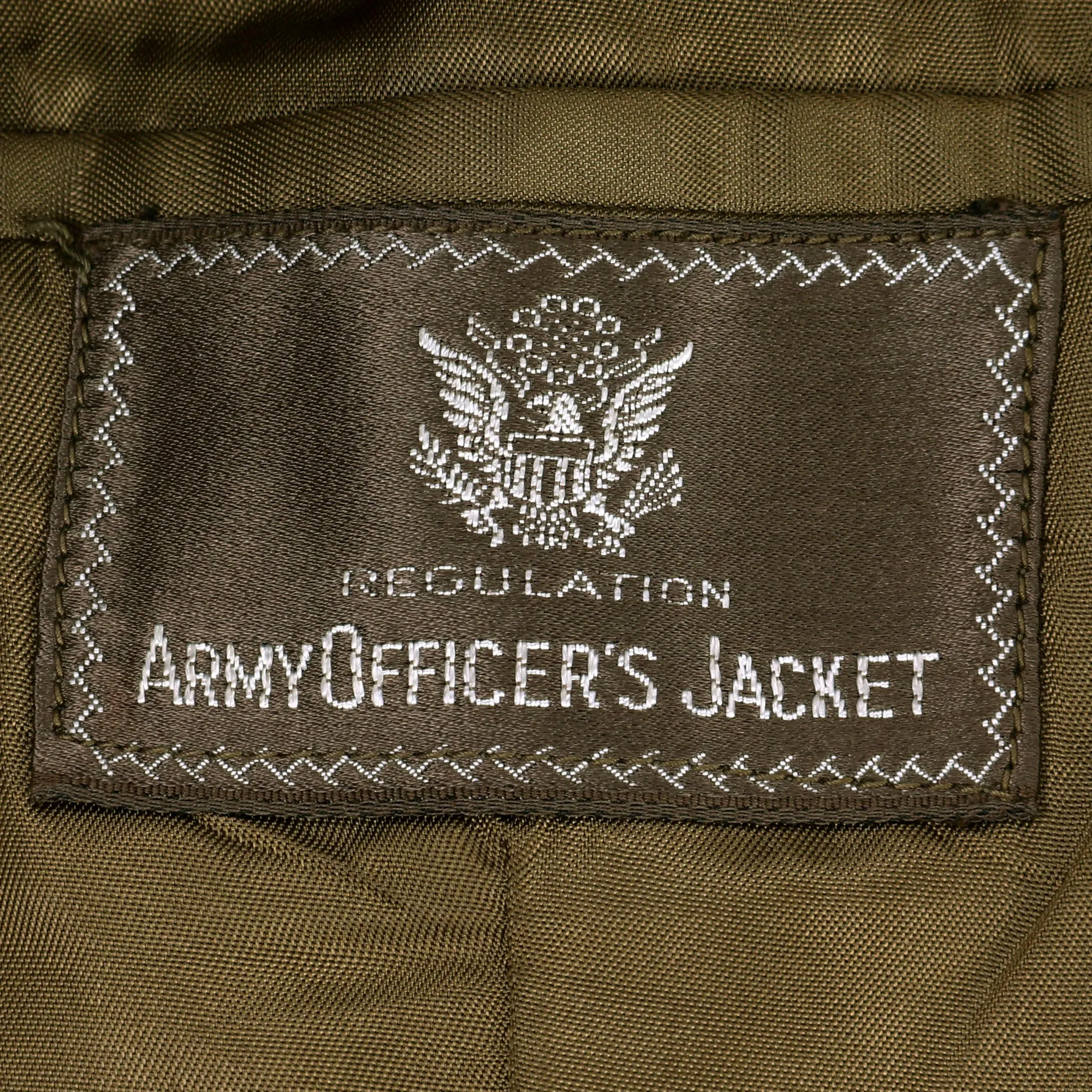 Original U.S. WWII 17th Airborne Glider Troops Combat Medic Ike Jacket and Overseas Cap with Bullion Embroidered Insignia