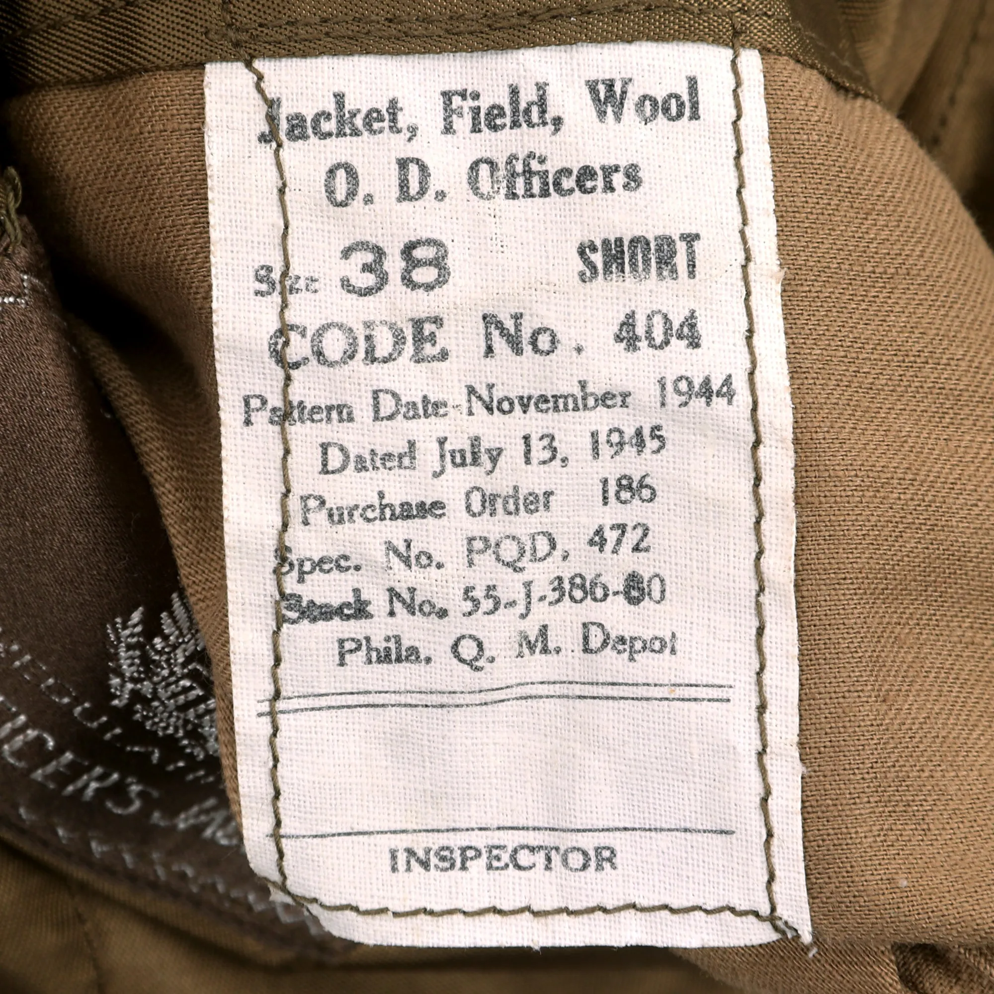 Original U.S. WWII 17th Airborne Glider Troops Combat Medic Ike Jacket and Overseas Cap with Bullion Embroidered Insignia