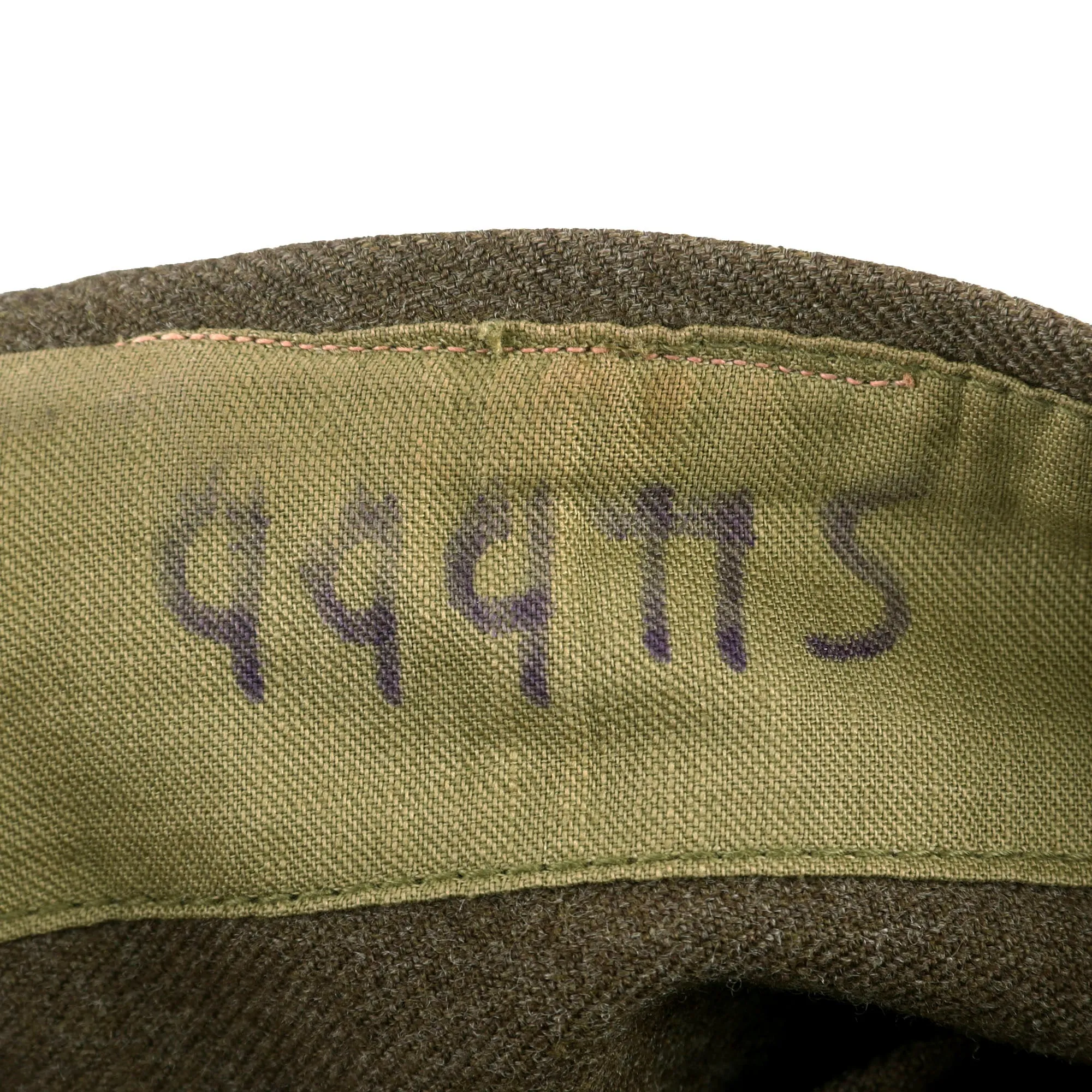 Original U.S. WWII 17th Airborne Glider Troops Combat Medic Ike Jacket and Overseas Cap with Bullion Embroidered Insignia