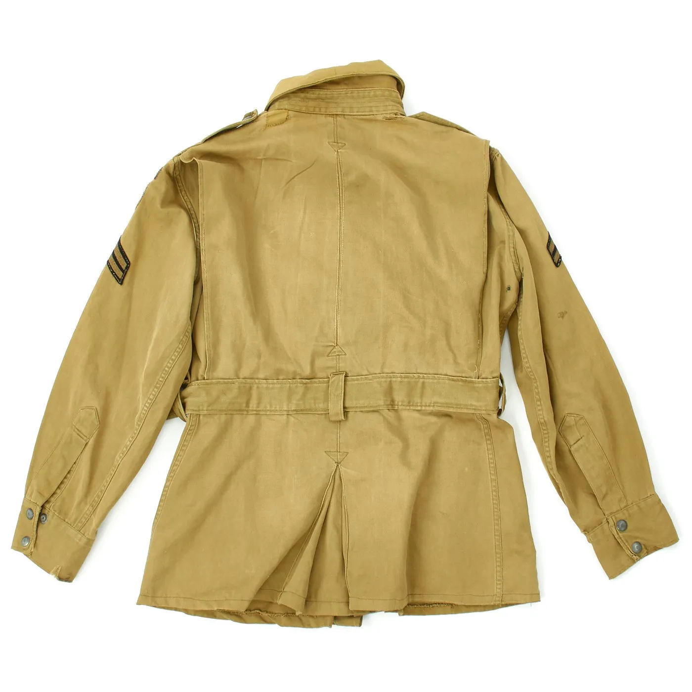Original U.S. WWII 17th Airborne M1942 Paratrooper Jacket with Garrison Cap