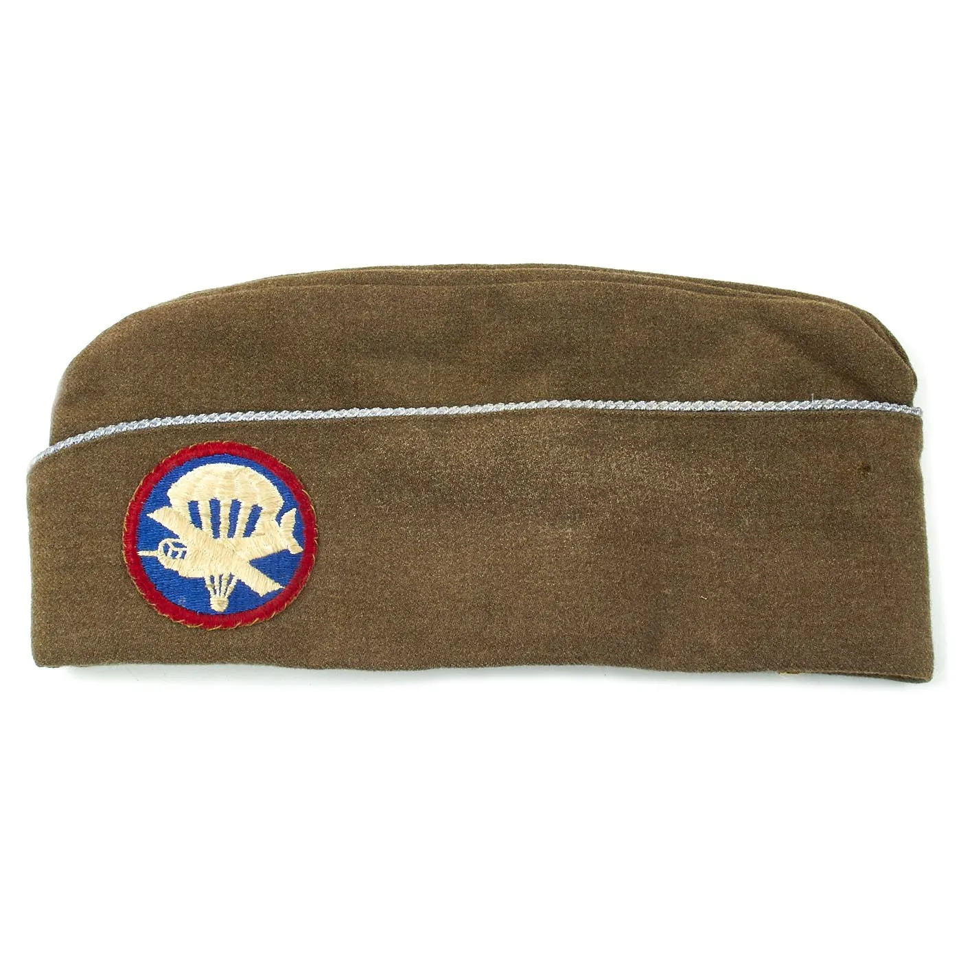 Original U.S. WWII 17th and 82nd Airborne Division Named Ike Jacket with Garrison Cap and Photo