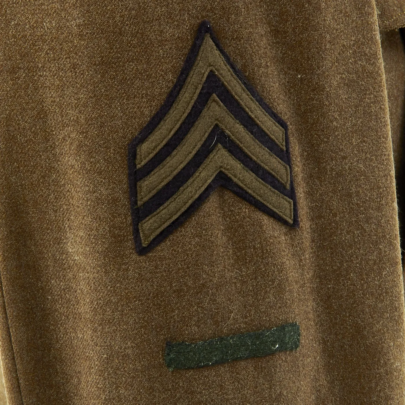 Original U.S. WWII 17th and 82nd Airborne Division Named Ike Jacket with Garrison Cap and Photo