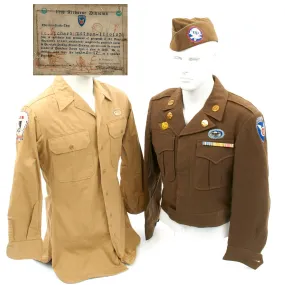 Original U.S. WWII 188th Glider Infantry Regiment Named Grouping