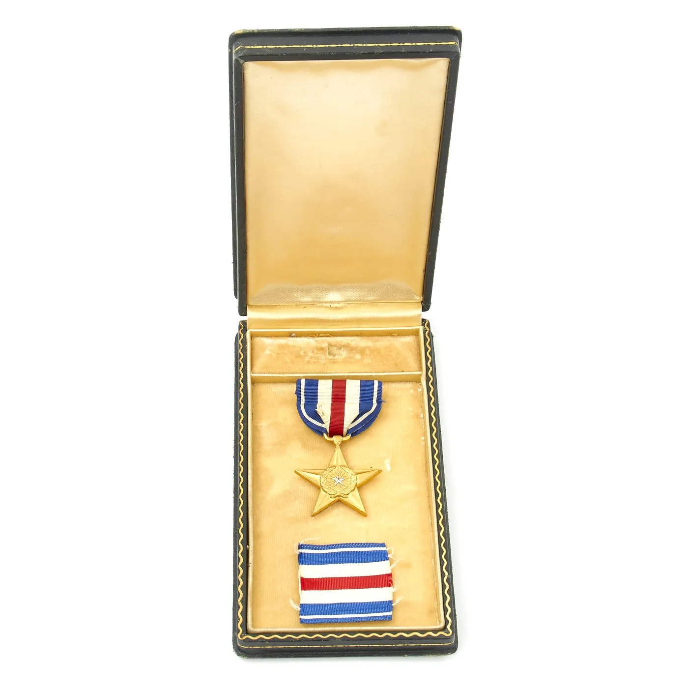 Original U.S. WWII 1st Cavalry Division Combat Medic Surgeon Engraved Silver Star Grouping