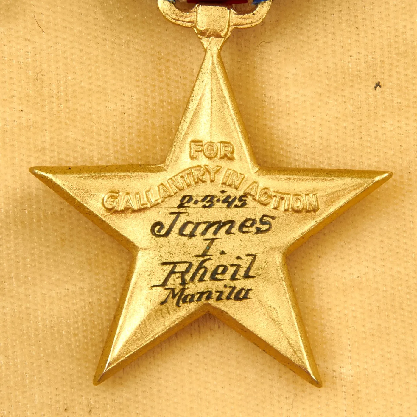 Original U.S. WWII 1st Cavalry Division Combat Medic Surgeon Engraved Silver Star Grouping