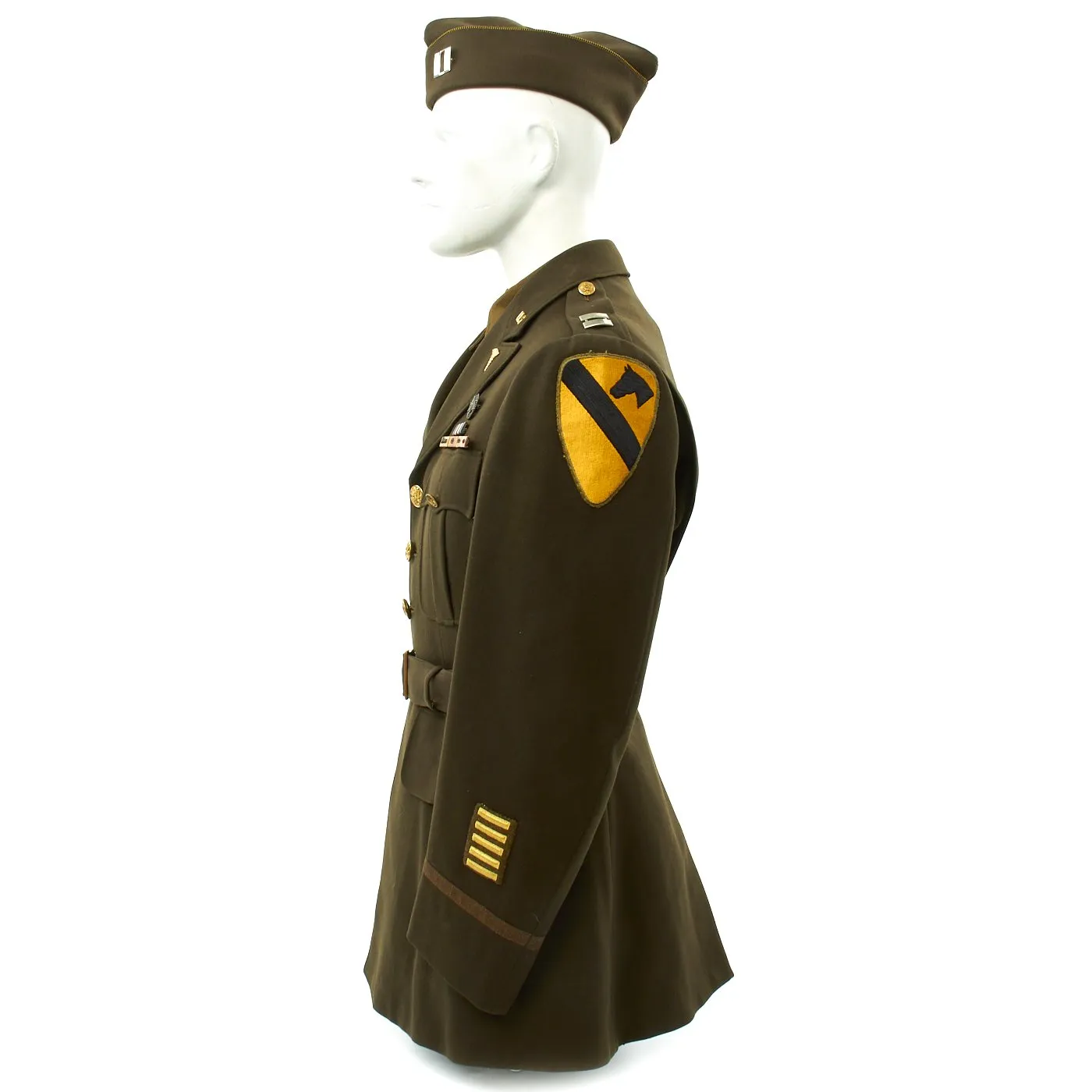 Original U.S. WWII 1st Cavalry Division Combat Medic Surgeon Engraved Silver Star Grouping
