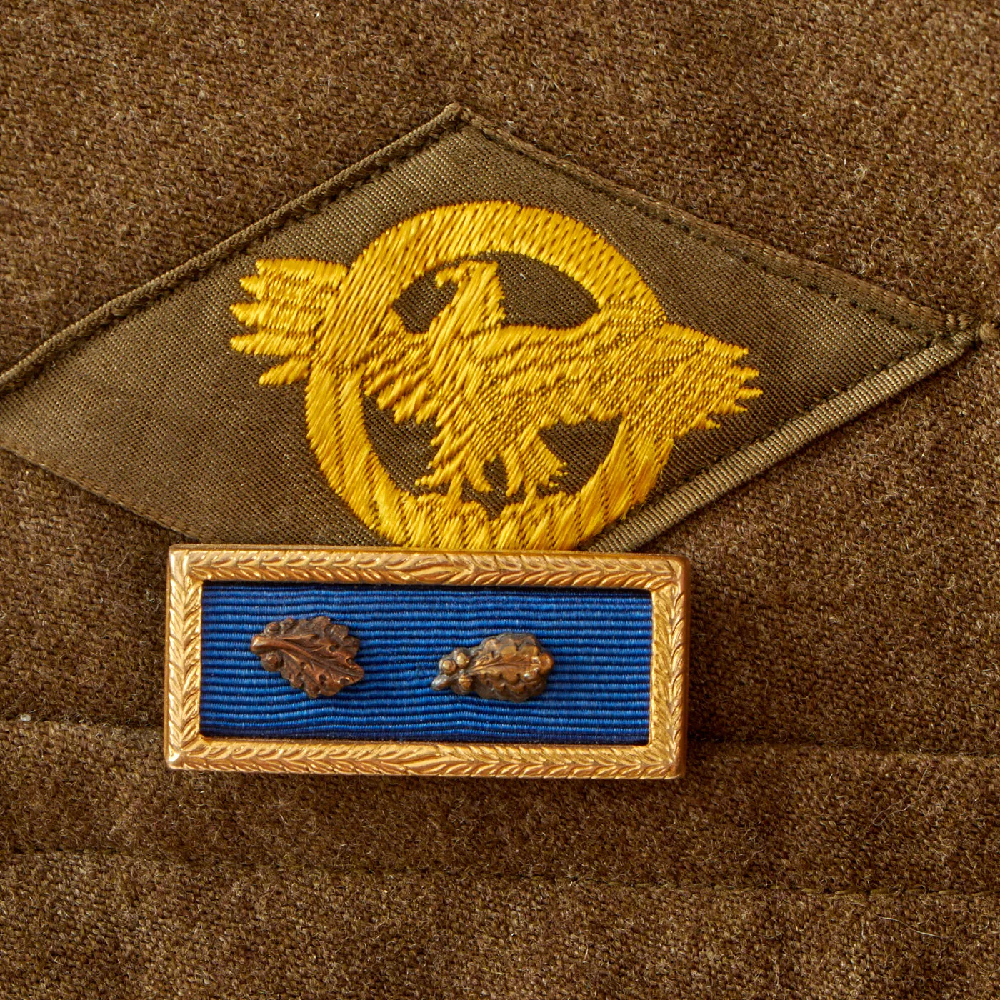 Original U.S. WWII 3rd Infantry Division with Engraved Silver Star Medal and Research Binder